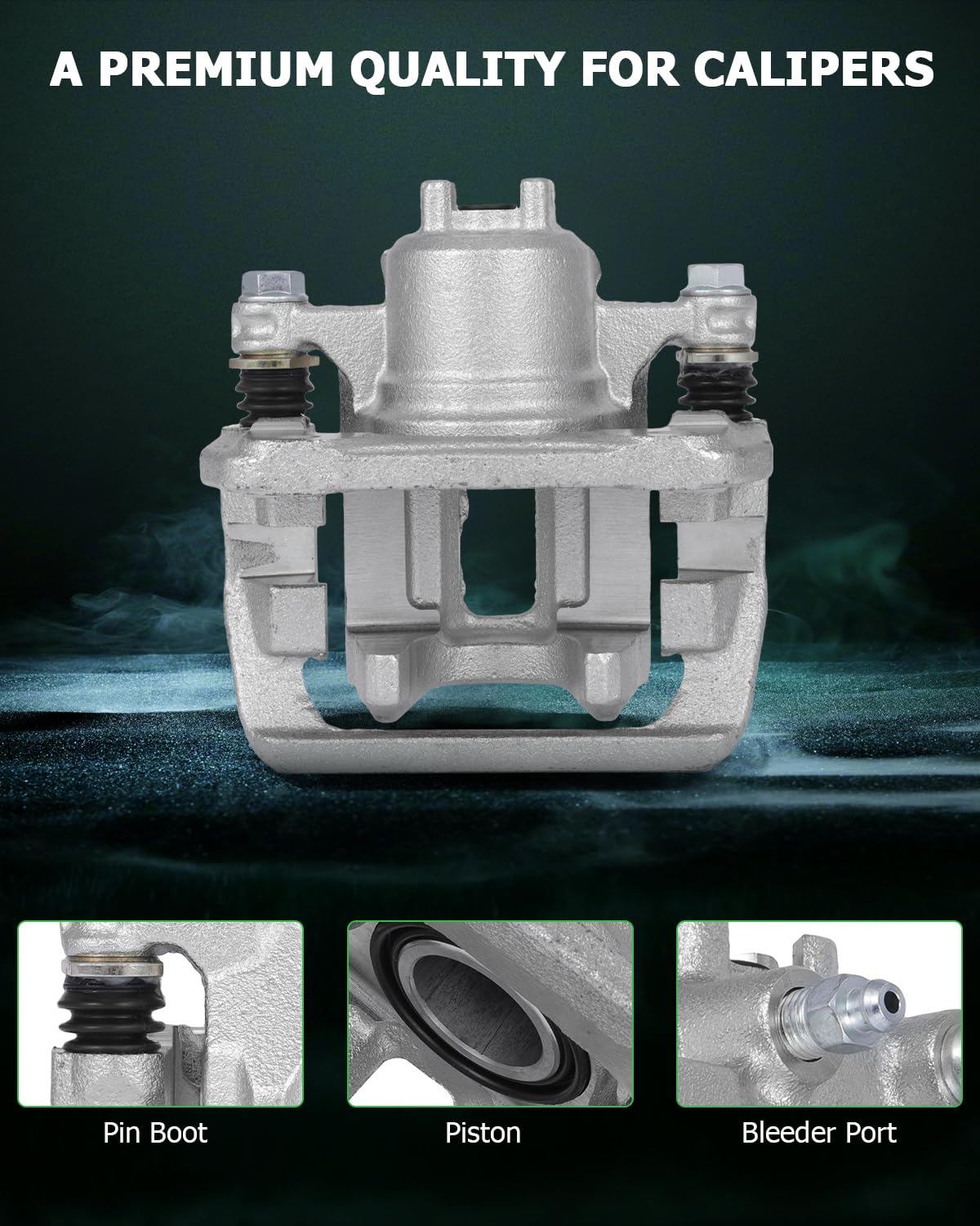 Scitoo Rear Right Brake Caliper With Bracket 19B2910 Compatible For Honda Cr-V 2005-2006