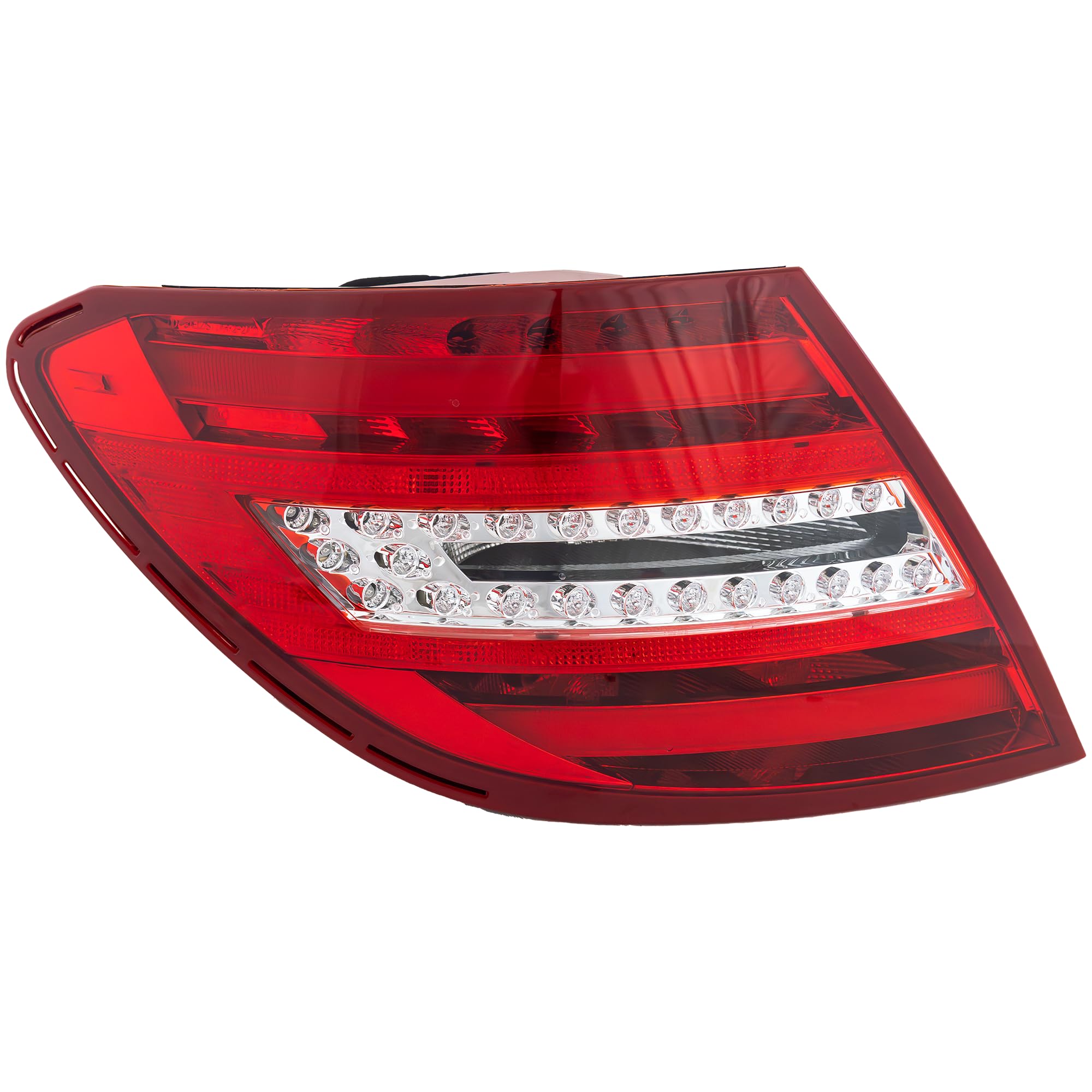 Evan Fischer Driver Side Tail Light Compatible With 2012-2014 Mercedes Benz C300 Led Mb2800135