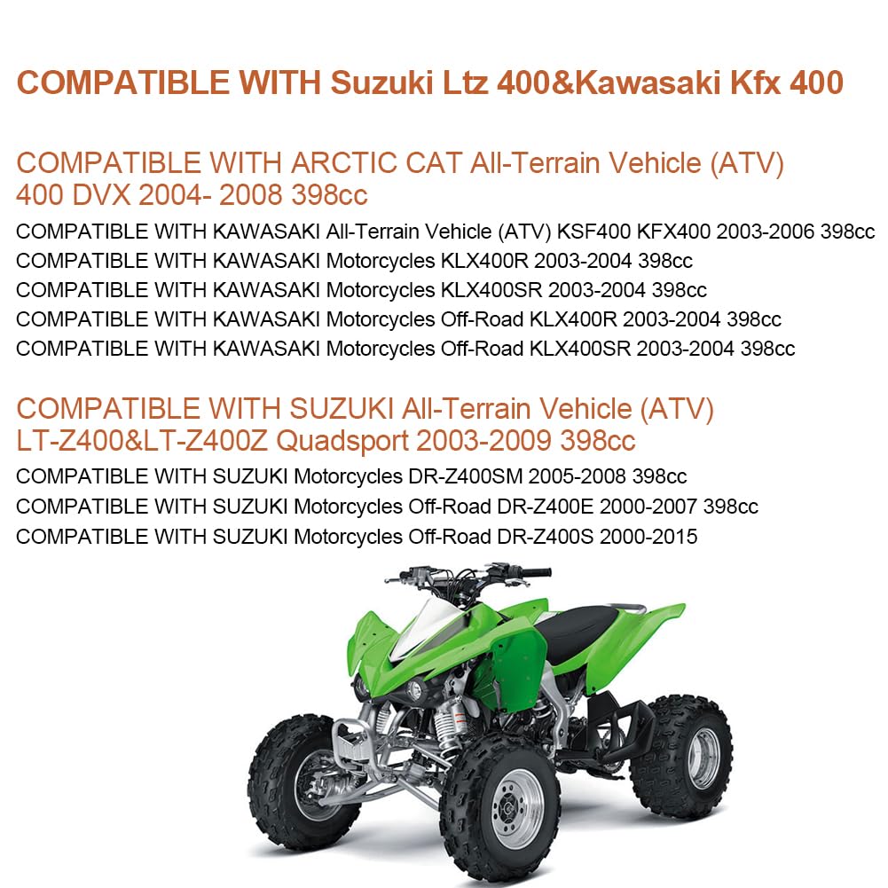 Waterwich Starter Compatible With Suzuki Ltz Kawasaki Kfx 400 2003 2004 2005 2006 2007-2015 Replaces 31100-29F00 21163-S004