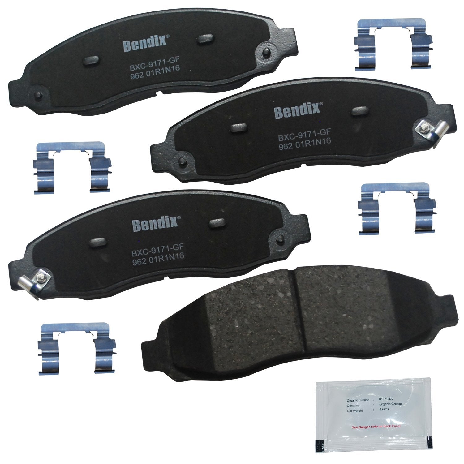 Bendix Priority1 Cfc962 Ceramic Front Brake Pads For Dodge Dakota 2004-2003