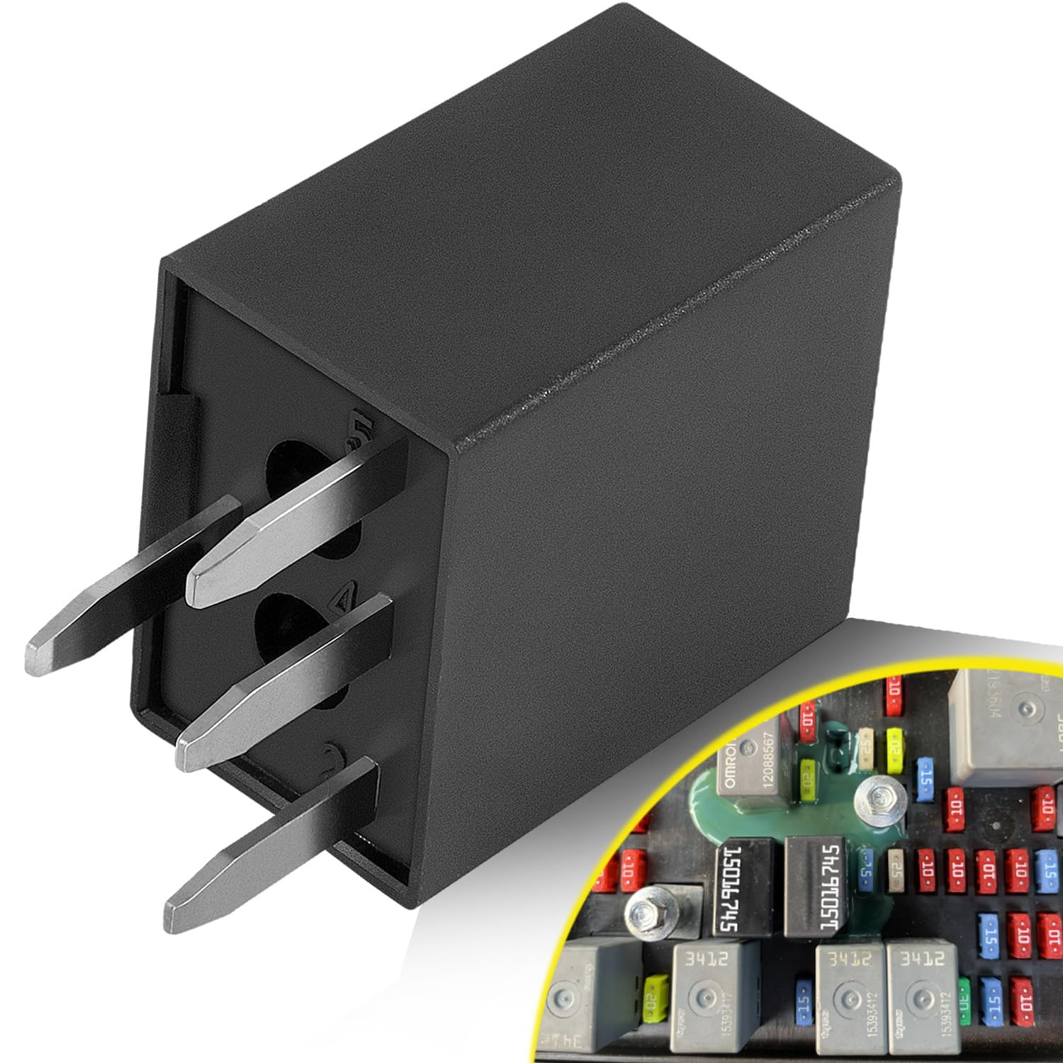 15016745 Multi-Purpose Relay for Vehicle A/C Relay 601-218 4-Pin