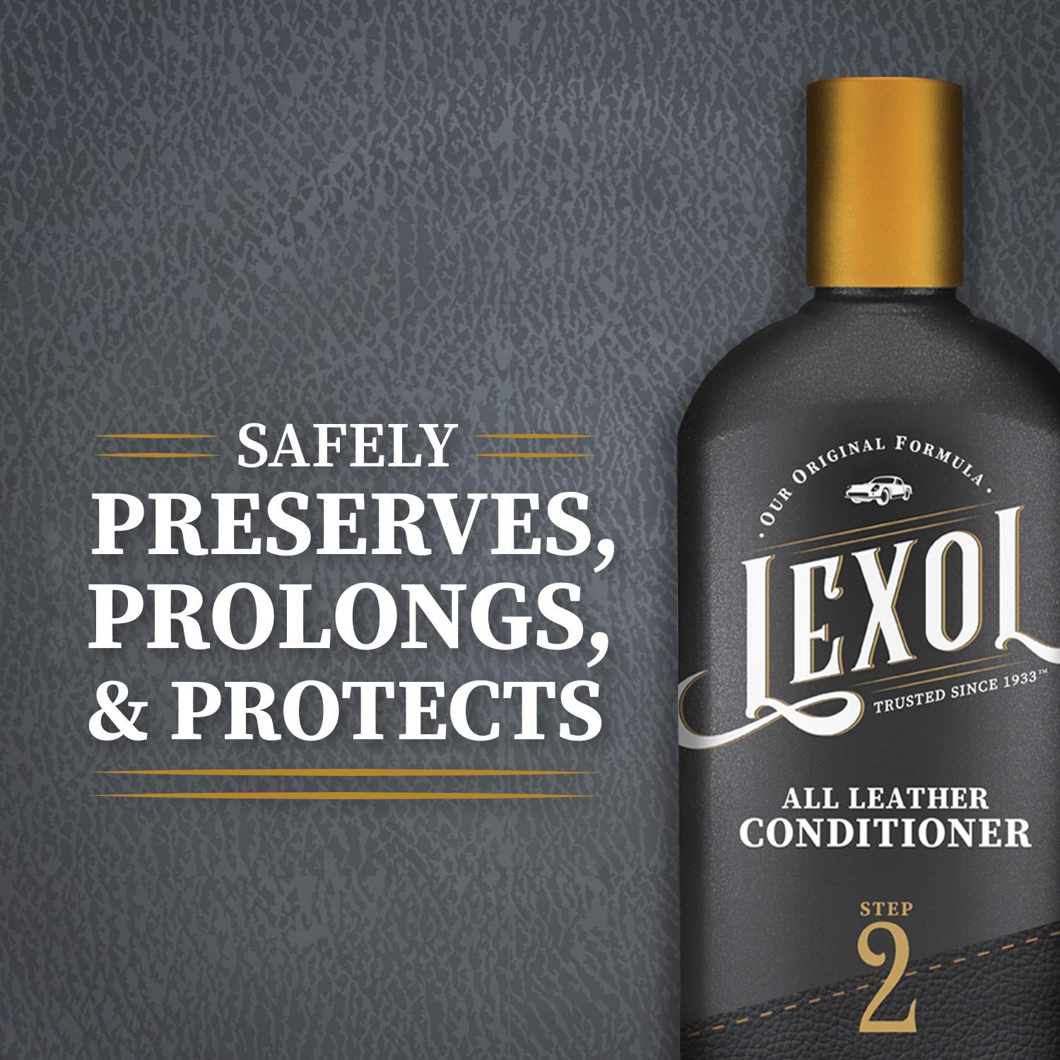 Lexol All Leather Conditioner For Car Seats And Interiors, Couches And Furniture, Shoes And Boots, Bags And Jackets, Baseball Gloves And Horse Saddles, And More, 16.9 Oz Bottle (Step 2 Of 2)