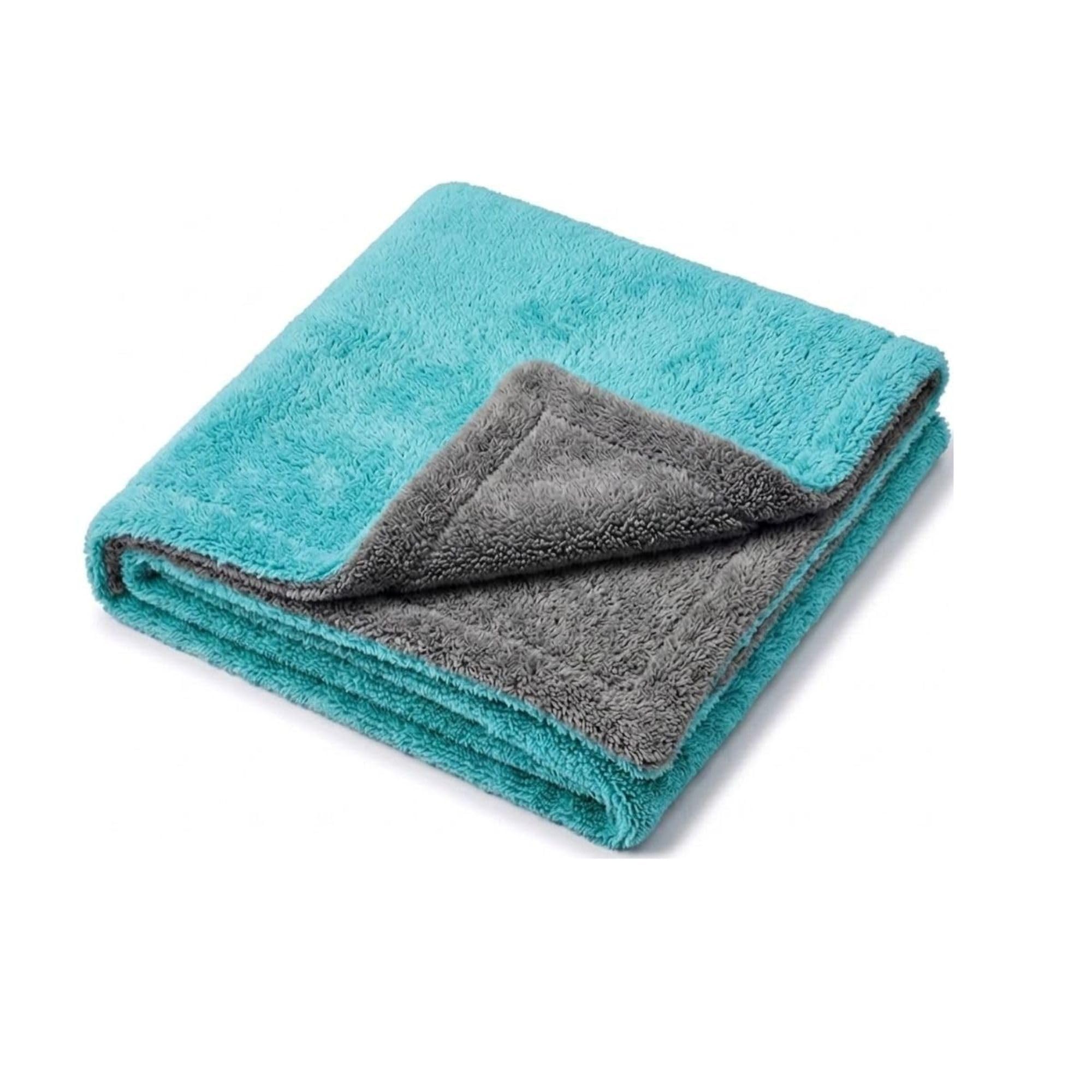 Microfiber Cleaning Cloth 1200 GSM, 40x60cm Double Sided Thick Absorbent Towel for Car Cleaning and Home Use, Lint Free Streak F