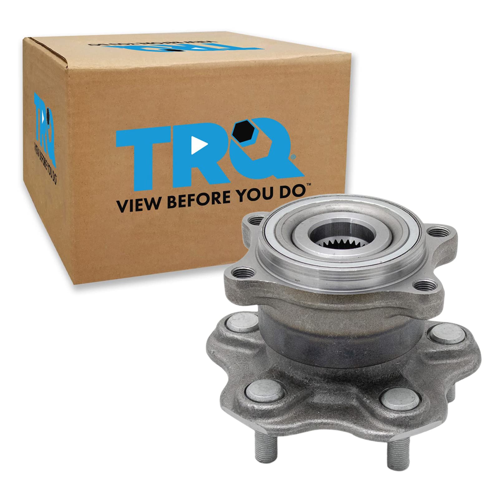 Trq Rear Wheel Bearing & Hub Assembly With Abs Sensor Compatible With 2003-2008 Infiniti Fx35