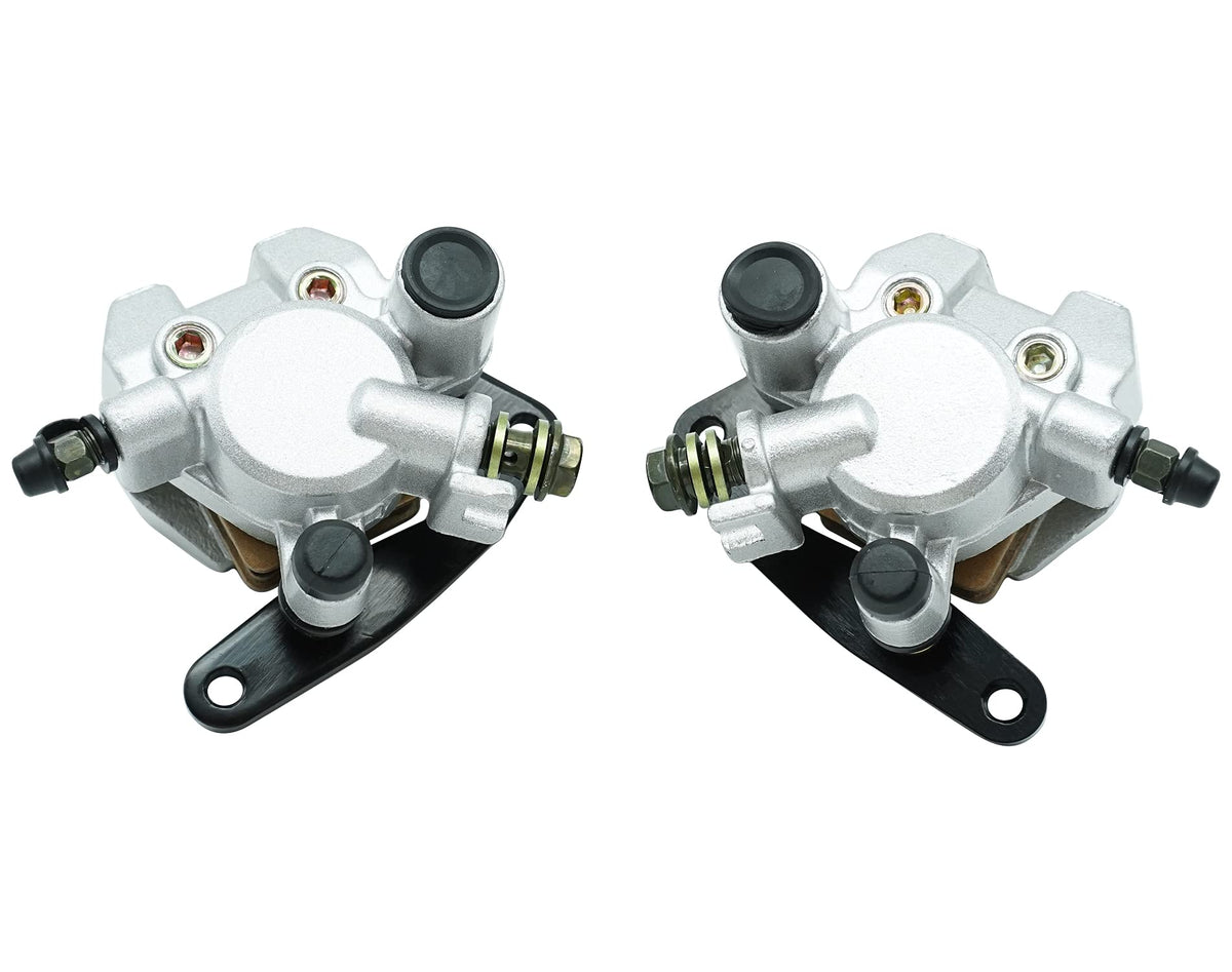 M MATI Front Left Right Brake Calipers & Pads for Yamaha Banshee Big Bear Grizzly Kodiak Raptor Warrior Wolverine YFM 125 250 35
