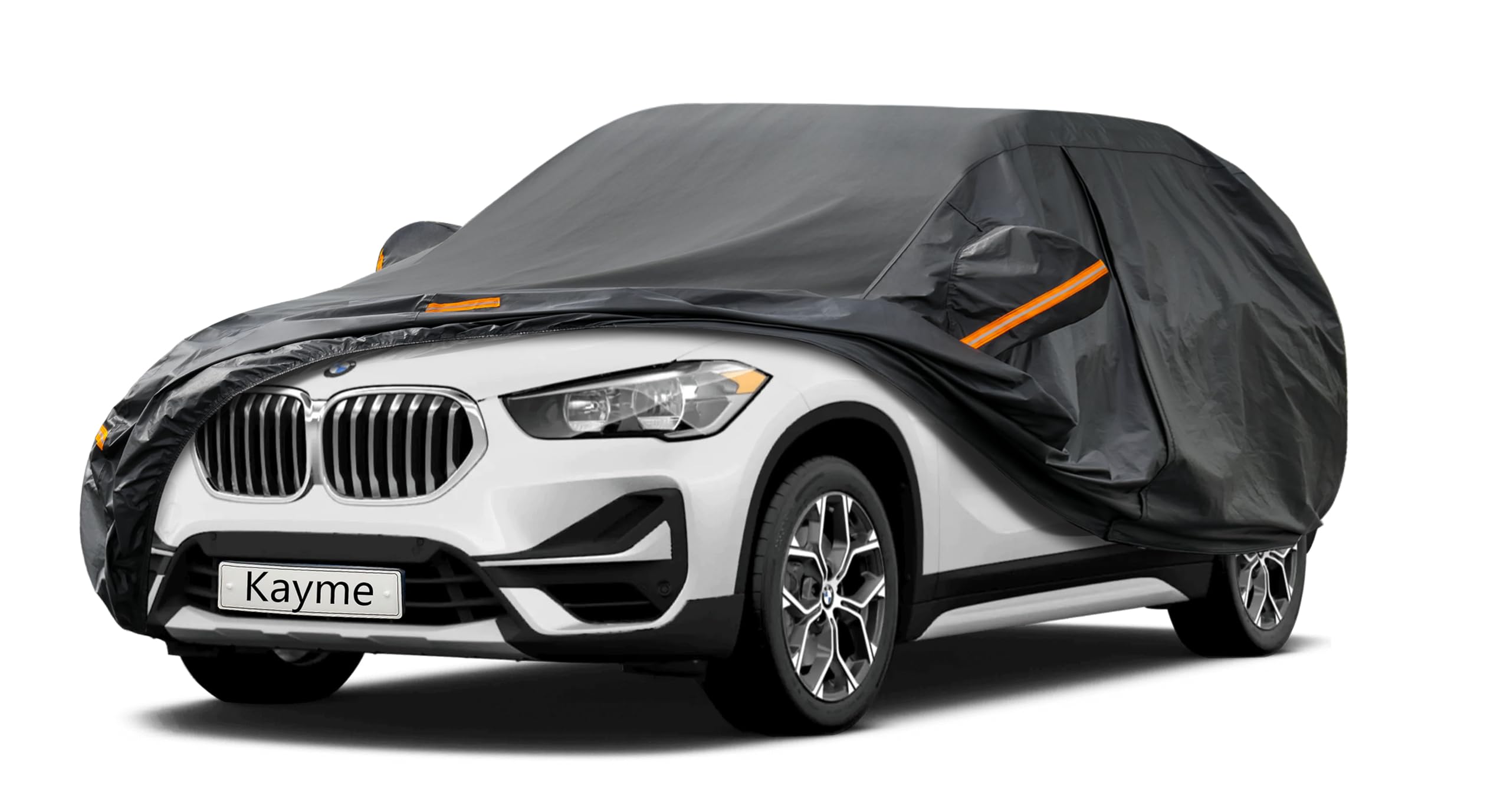 Kayme 7 Layers Suv Car Cover Custom Fit For Bmw X1 (2009-2024) Waterproof All Weather For Automobiles, Outdoor Full Cover Rain S