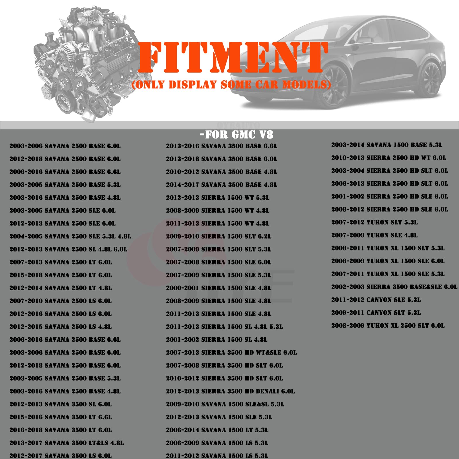 Oyeauto 3186 3951 Iridium Spark Plugs 8Pcs Compatible With Gmc Chevrolet Ford Cadillac Lincoln Mercury Hummer Pontiac Buick Pano