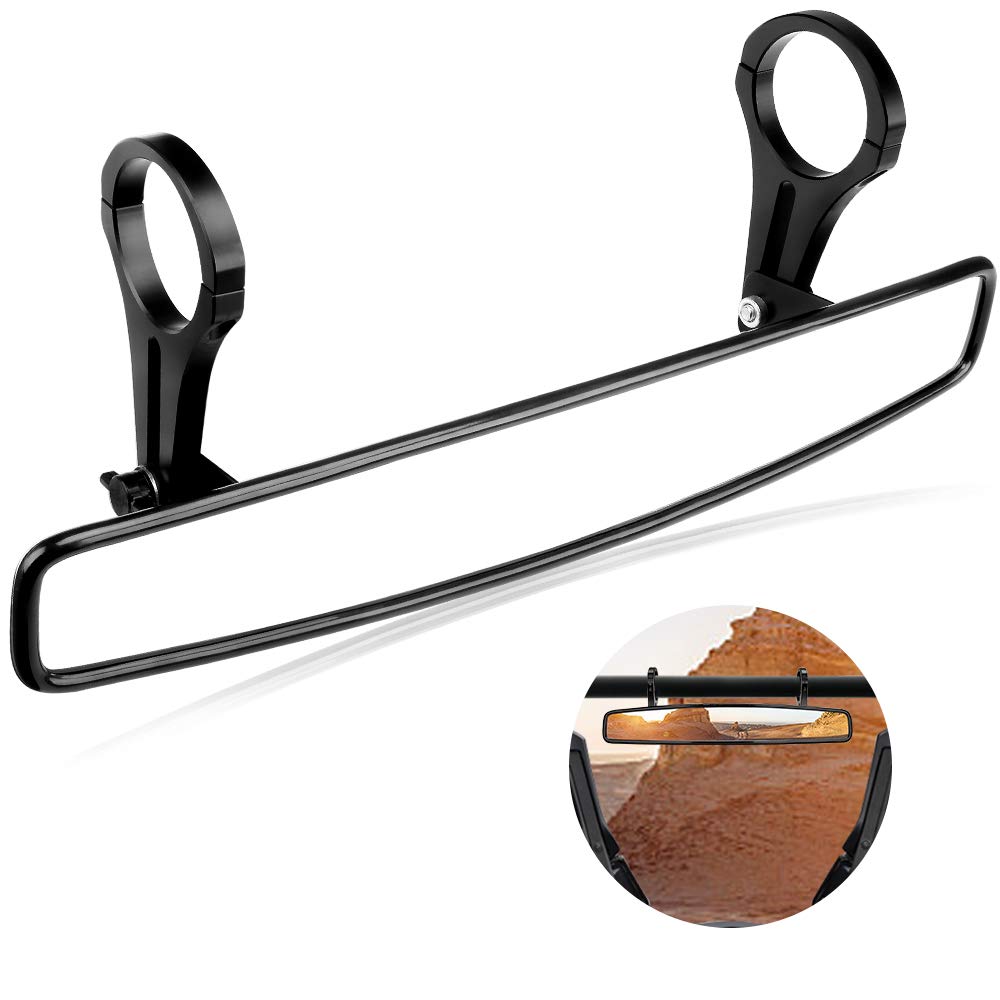 Utv Rearview Mirror, Issyauto 15 Ultra Clear Sxs Utv Mirror With 1.75 Clamps And Convex Design Compatible With Polaris Rzr 800 900 1000 Turbo Pro Xp, Pioneer 1000, Arctic Cat Wildcat(2023+)