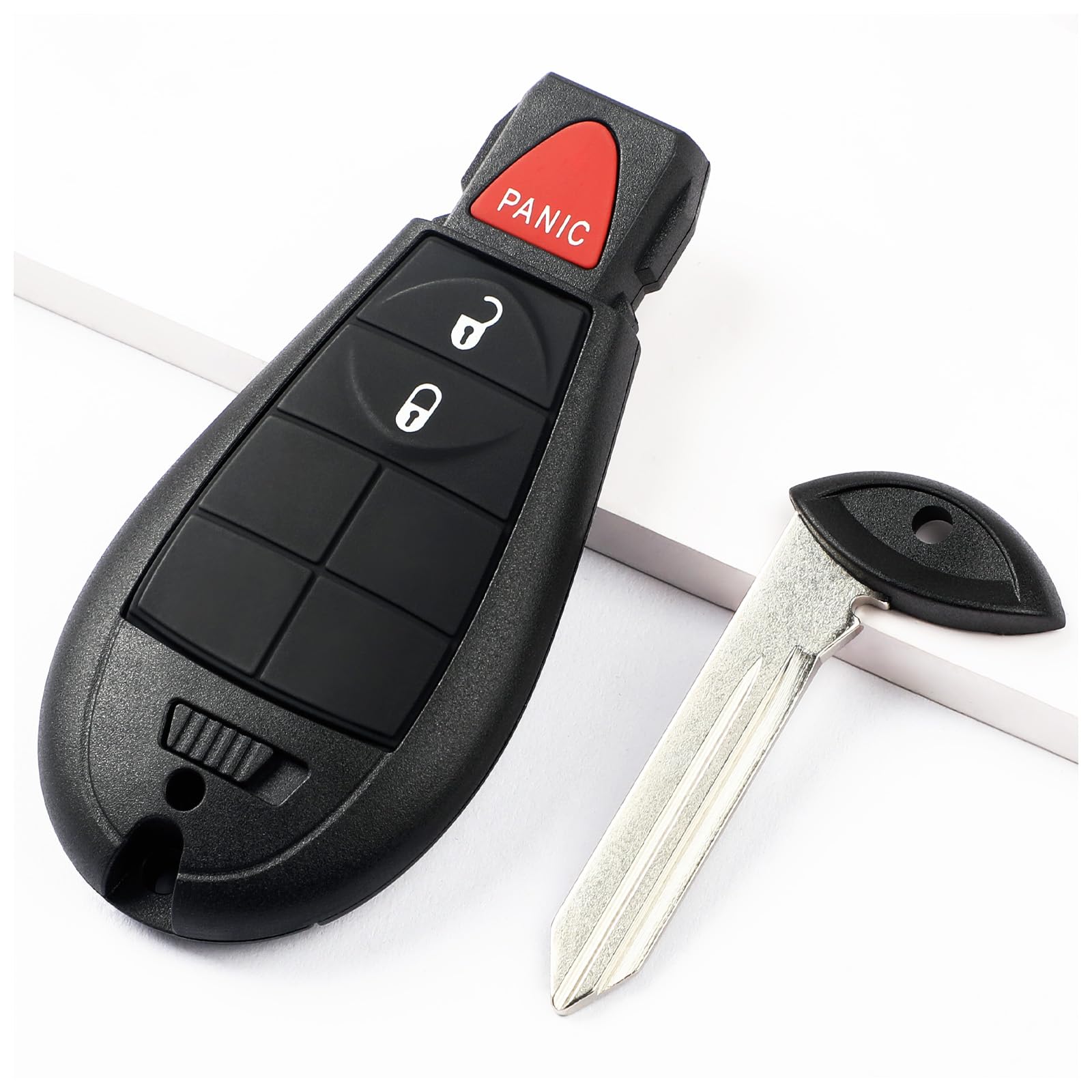 Key Fob For 2009-2012 Dodge Ram 1500 2500 3500, Fits For Dodge Journey Challenger Grand Caravan Key Fob Shell, Jeep Grand Cherok