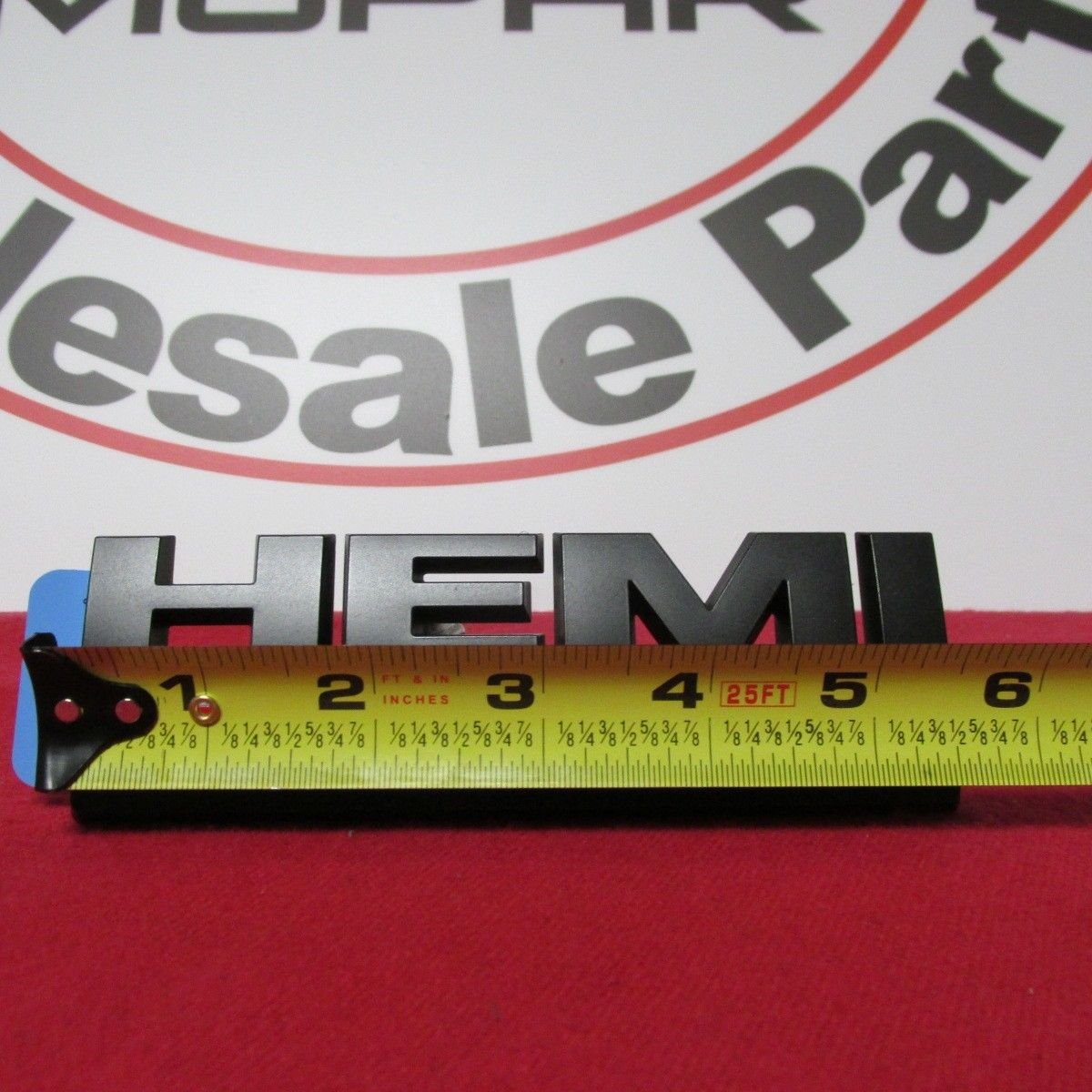 Mopar Dodge Ram Black Hemi 5.7 Liter Emblem Nameplate Decal Badge New Oem