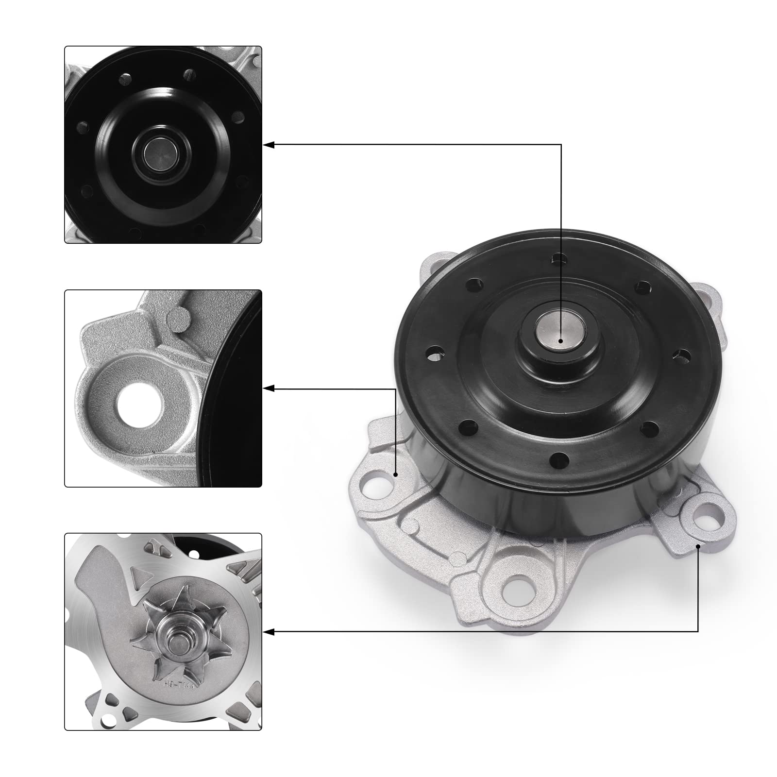 Aulink Aw6351 Water Pump Oe Replacement For (2Zr-Fe Engine 1.8L) 2009-2019 Toyota Corolla,2009-2014 Matrix,2008-2014 Scion Xd,09-10 Pontiac Vibe