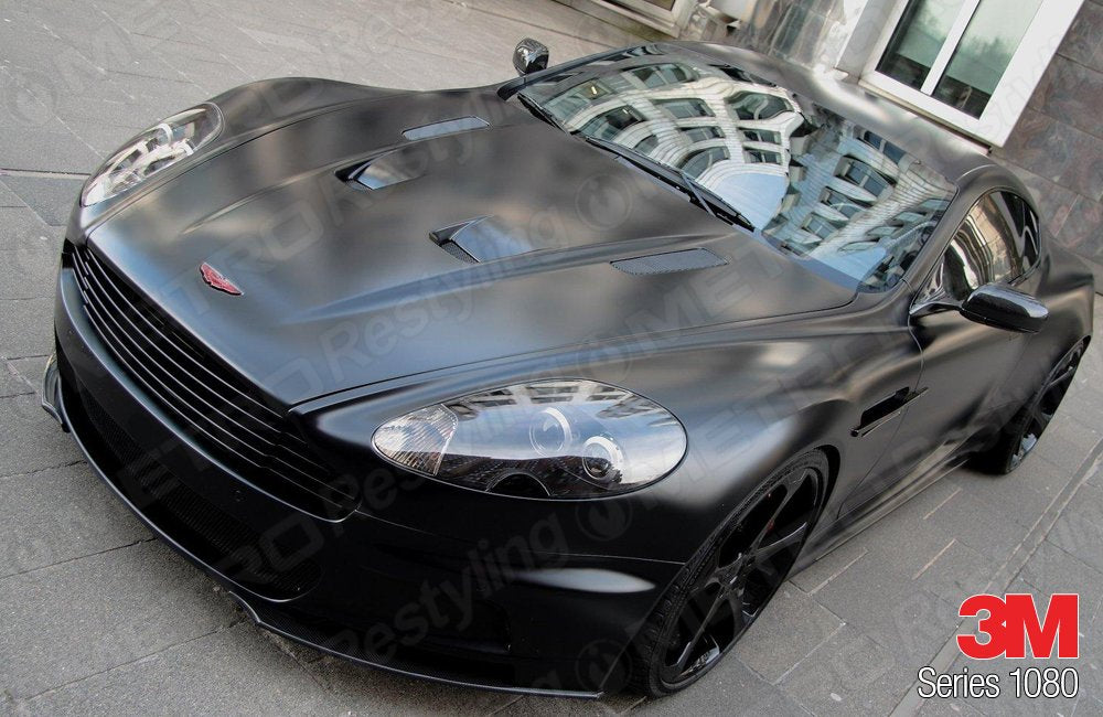 3M 2080 S12 Satin Black 5Ft X 4Ft (20 Sq/Ft) Car Wrap Vinyl Film