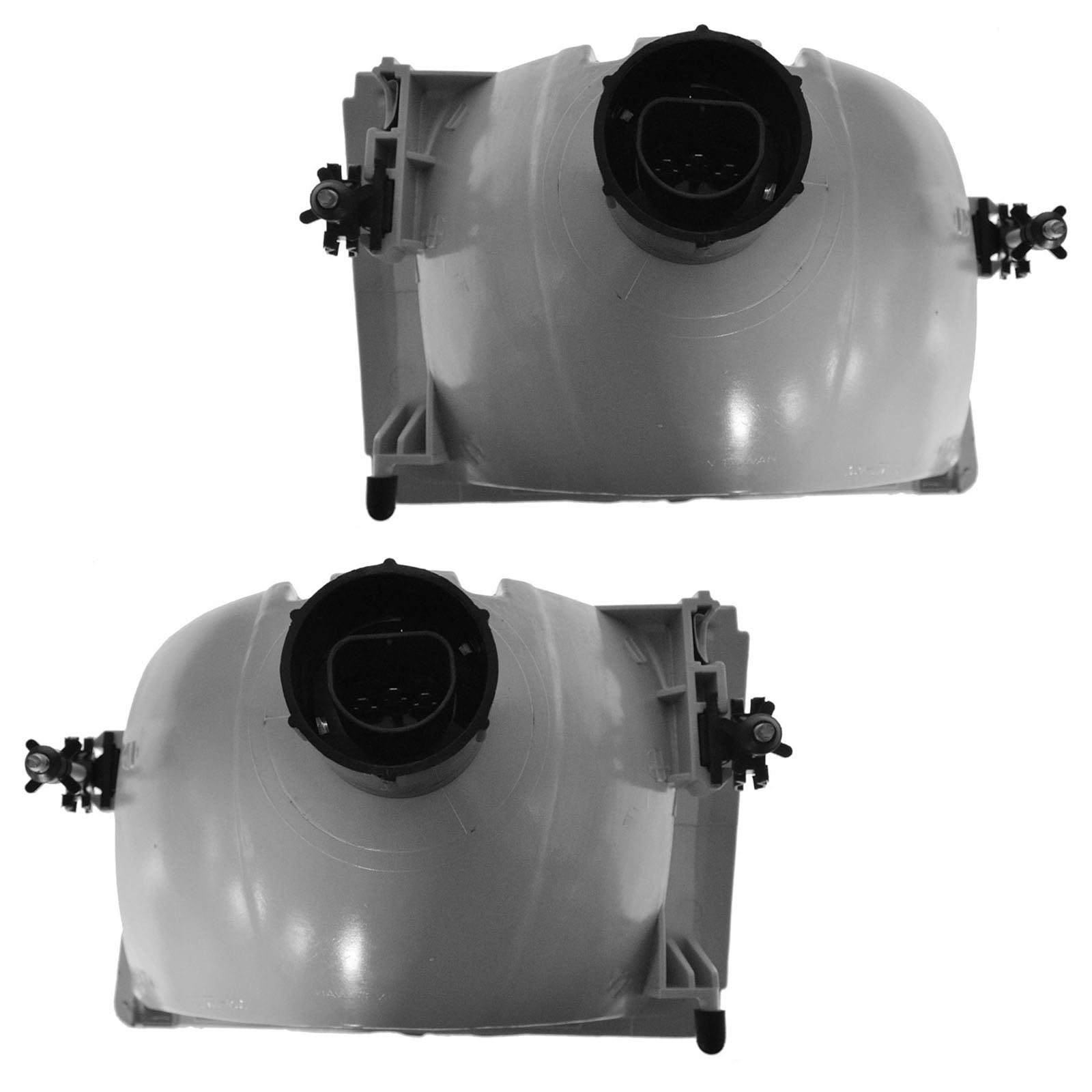 Trq Driver & Passenger Side Headlight Assembly Set Headlights Driver & Passenger Side Compatible With 1993-1997 Ford Ranger Fo25