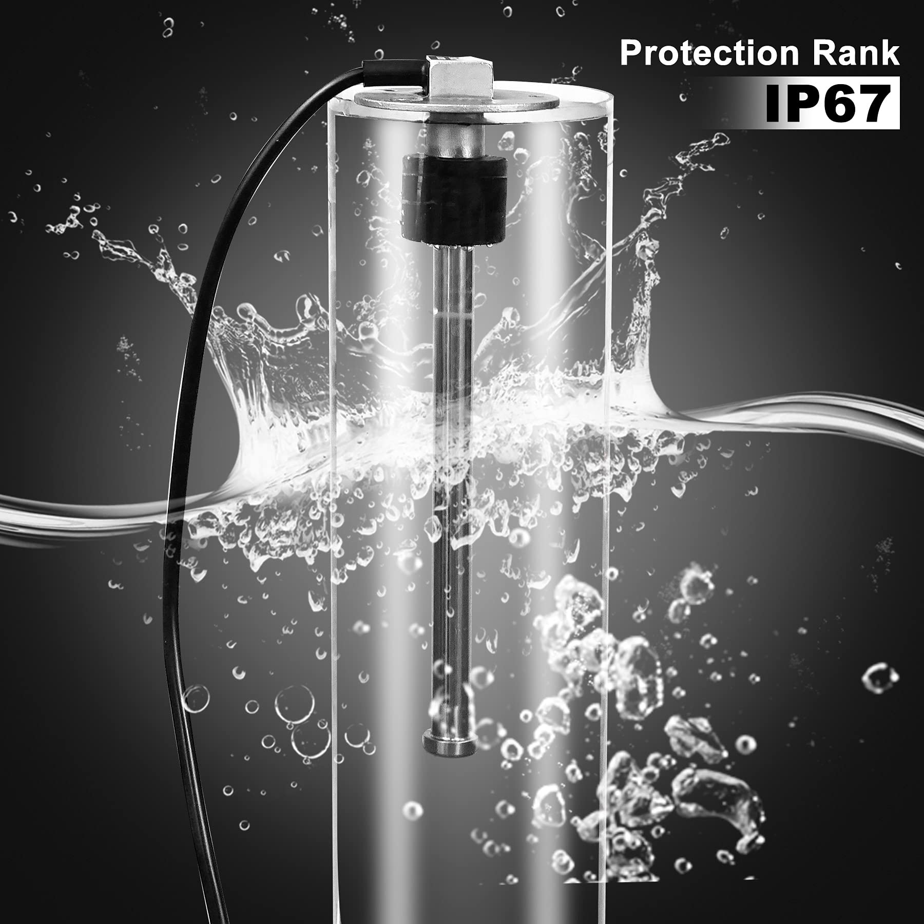 240-33 Ohms 11''(275Mm) Fuel Level Sending Unit For Marine Boat Truck Car Fuel Water Level Gauge Sensor Stainless Steel Fuel Gas