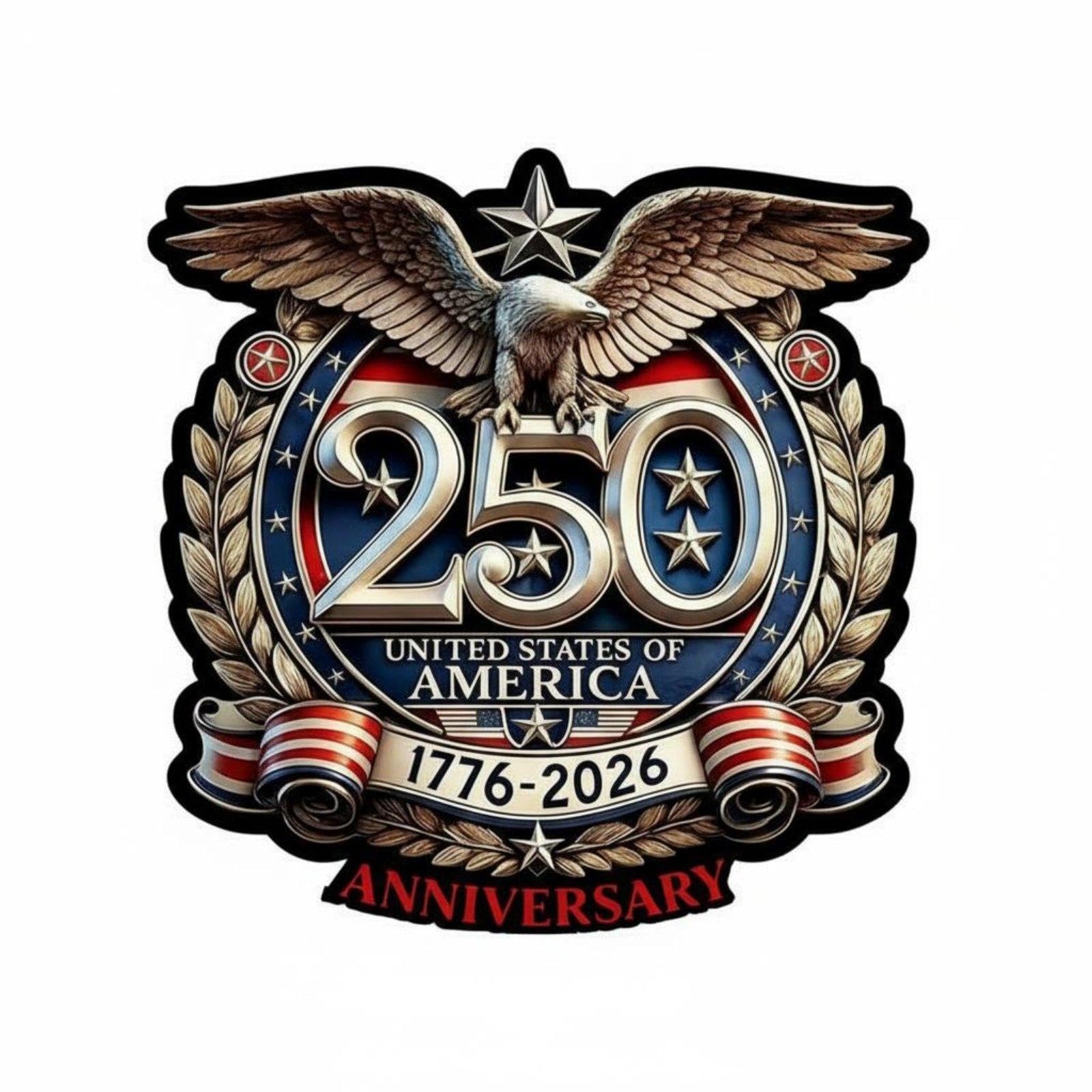 Club Bollywood250Th Anniversary Car Sticker Weatherproof Car Window Decal Weather Resistant American Flag Animal Decal For Natio