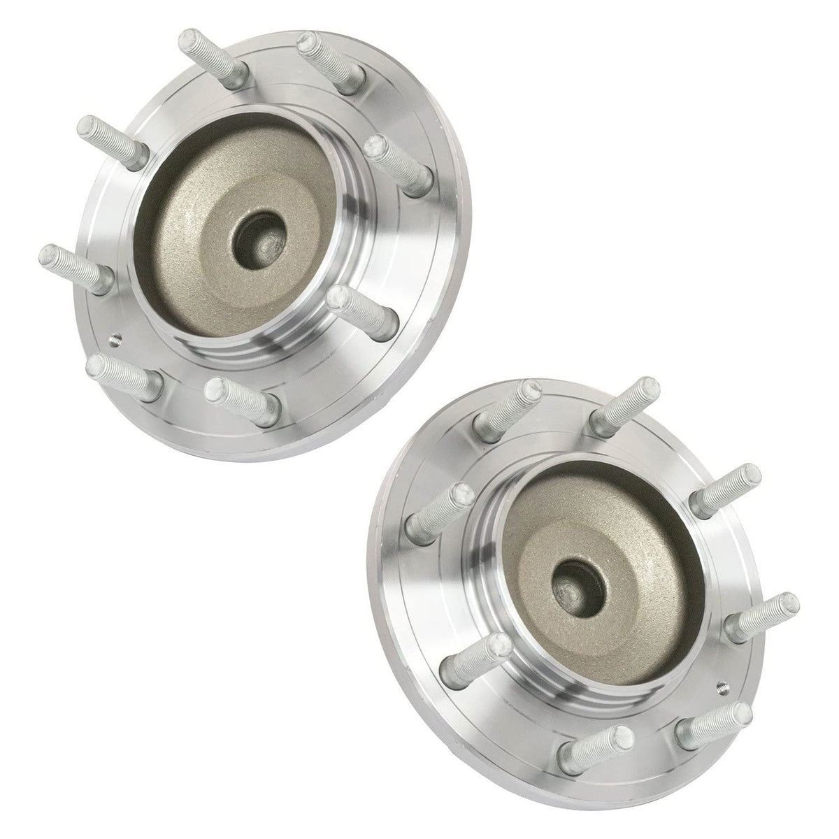 Trq Front Wheel Hub Bearings Assembly Set Compatible With 2011-2019 Chevrolet Silverado 3500 Hd Gmc Sierra 3500 Hd
