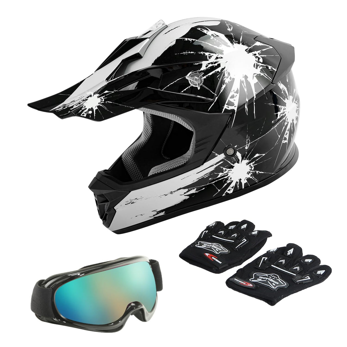 dot youth motorcycle helmets Tct-Motorparts Dot Youth Kids Motocross Atv Helmets Offroad Street Dir – Carkart