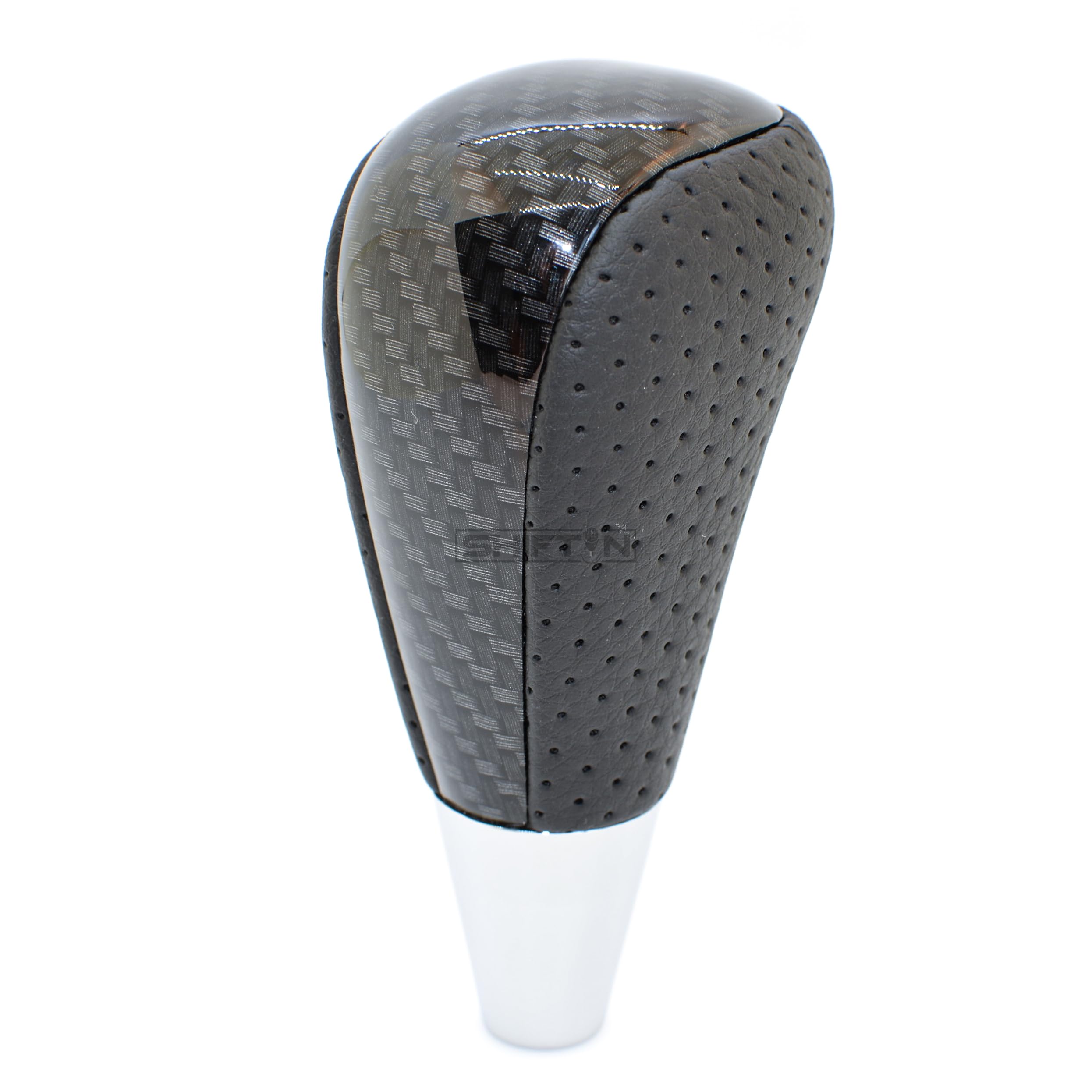 Shiftin Carbon Fiber Gear Shift Knob Fits For Toyota Avalon Yaris 4Runner Sienna Camry Tacoma And Lexus Es Gs Sc Rx Ls (Black Le