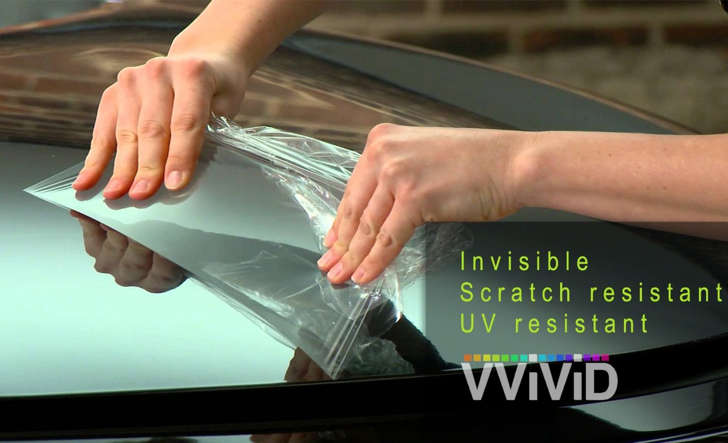 VViViD Clear Paint Protection Bulk Vinyl Wrap Film 12 Inches x 84 Inches Including Squeegee and Black Felt Applicator