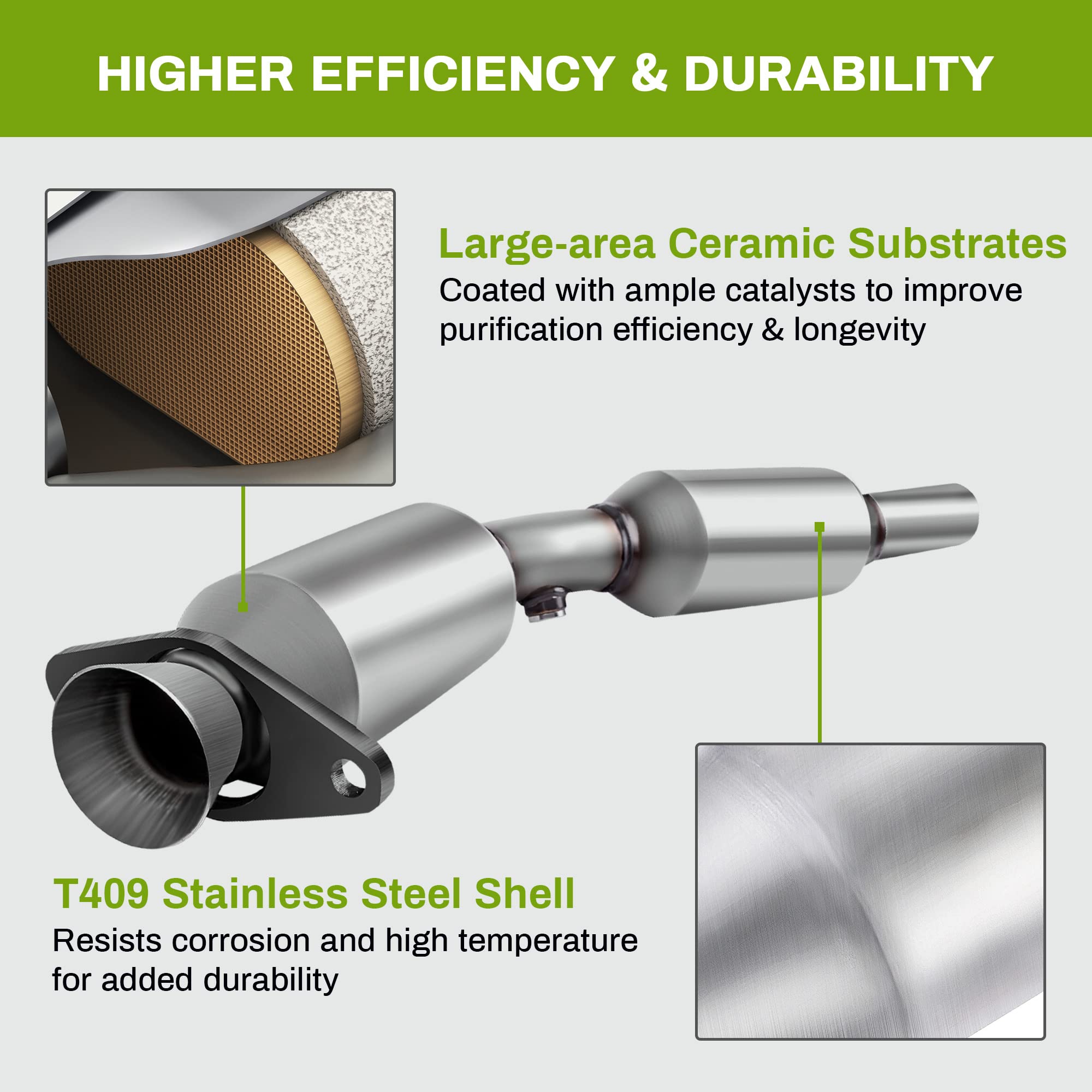 Autosaver88 Catalytic Converter Compatible With 2003-2008 Corolla 2003 2004 2005 2006 2007 2008 Matrix 2003-2008 Pontiac Vibe 1.8L Direct-Fit (Epa Compliant)