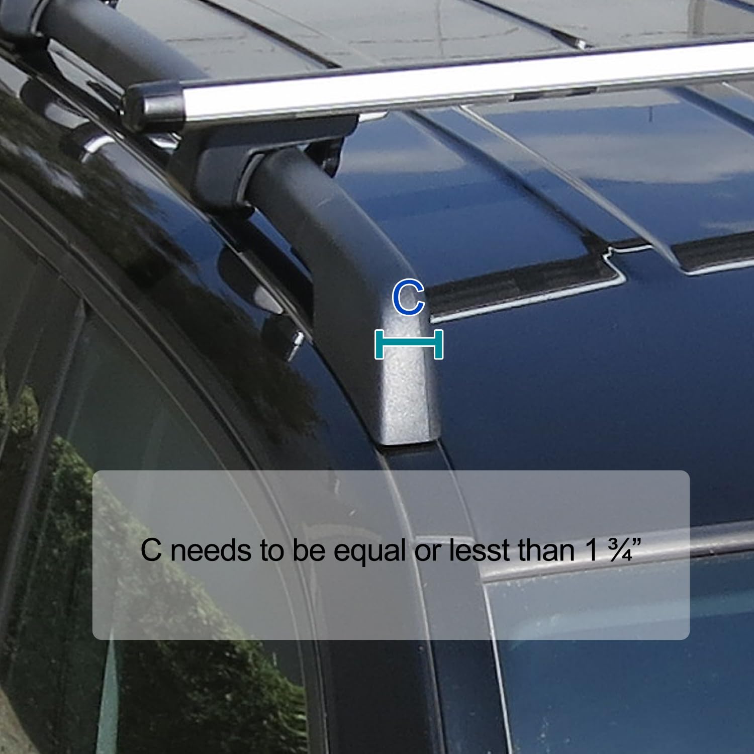 Spec-D Tuning Adjustable 53'' Car Top Silver Aluminum Cross Bar Roof Cargo Luggage Rack
