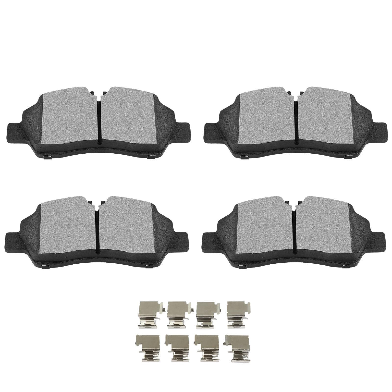 Scitoo Rear Disc Brake Pad Set 4Pcs W/Hardware Fit For Ford For Transit/For Transit-150 / For Transit-250 / For Transit-350 / Fo
