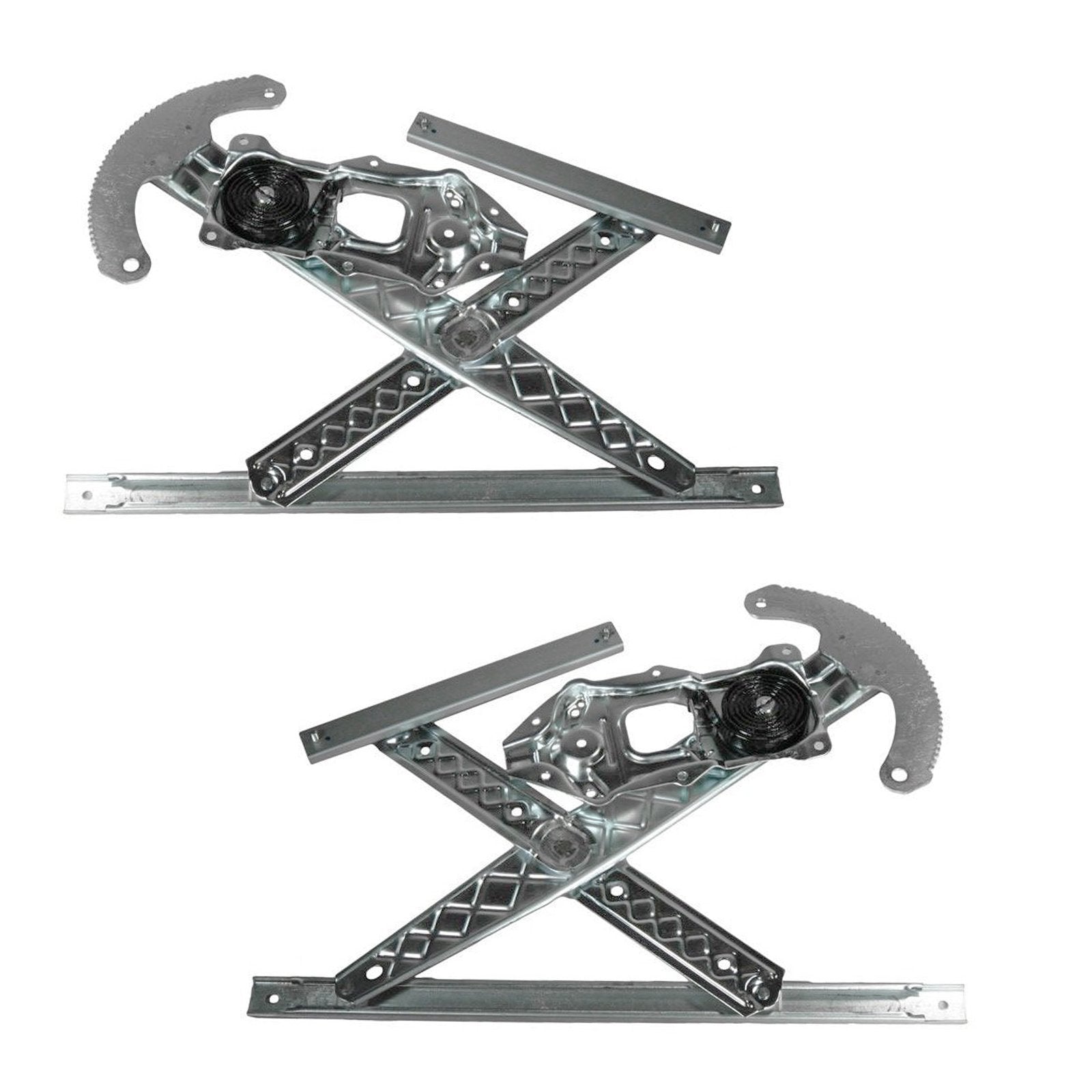 Trq Front Power Window Regulator Set Compatible With 1997-1998 Ford F-150 F-250 Fo1350120 Fo1351120