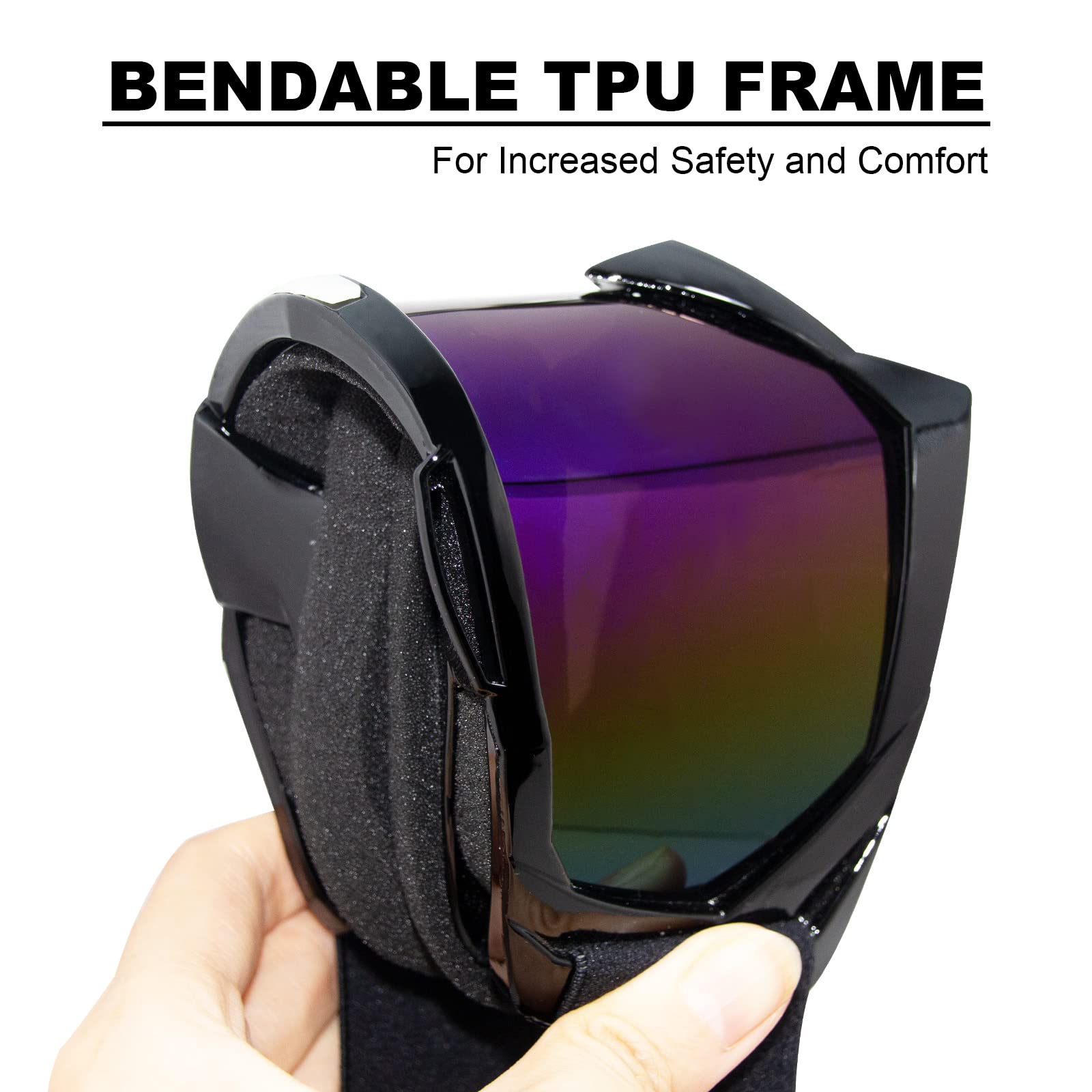 Copvner Dirt Bike Goggles Atv Goggles Motorcycle Goggles Motocross Riding Goggles Otg Offroad Goggles Ski Mx Helmet Racing Four