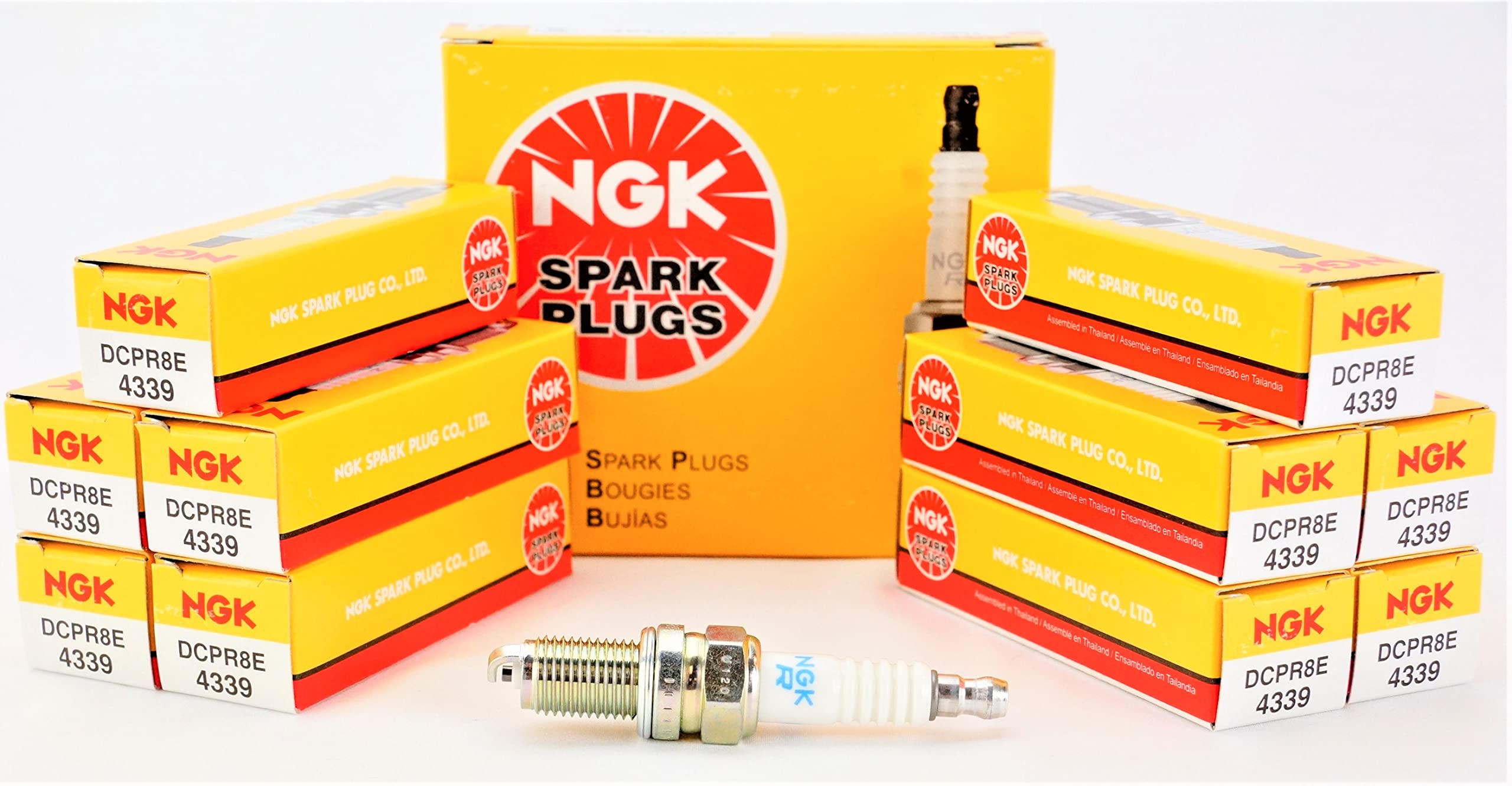 Ngk Spark Plugs 4339 Dcpr8E Plug Bx/10