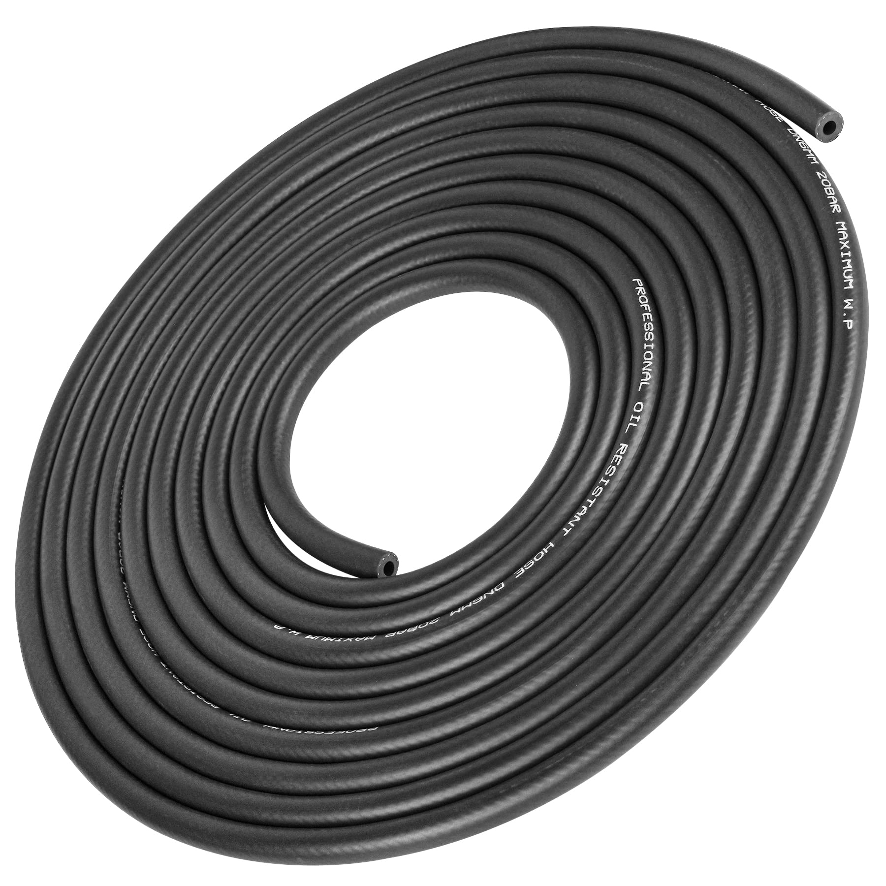 1/4 Inch (6Mm) Id Fuel Line Hose 15Ft Nbr Rubber Push Lock Hose High Pressure 300Psi For Automotive Fuel Systems Engines