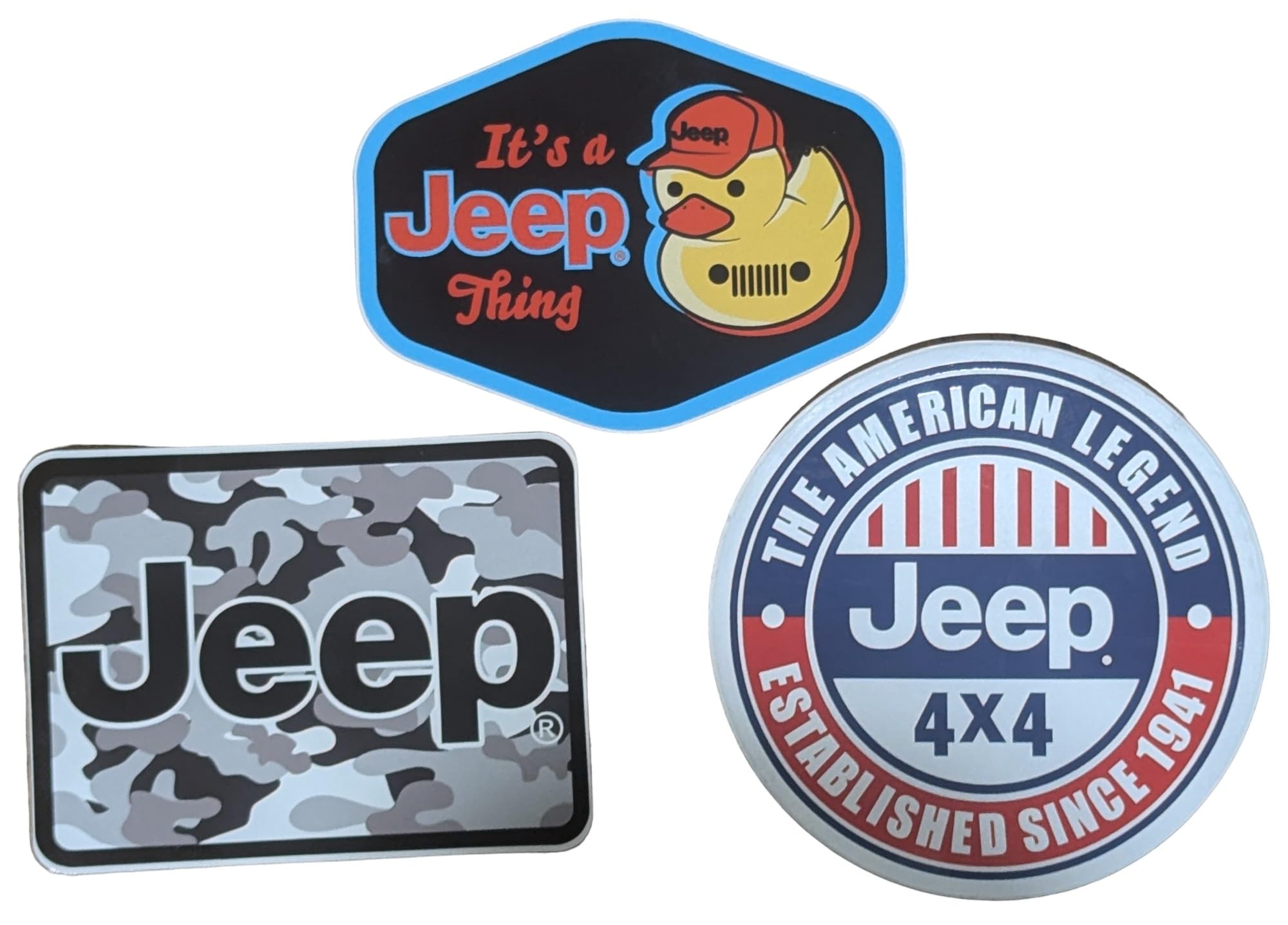 Jeep 3-Pack Of Stickers | ''It'S A Jeep Thing'' Duck Sticker, Jeep Camo, Jeep 4 X 4