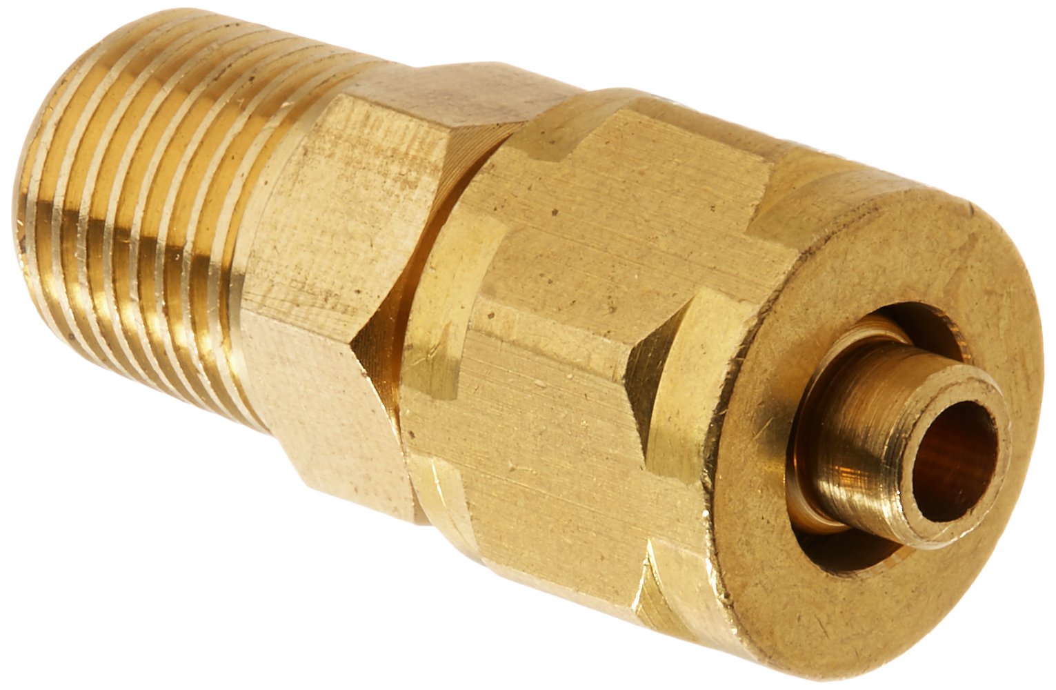 Viair 92951 1/8'' Male Npt To 1/4'' Compression Fitting For 1/4'' Air Line, Brass