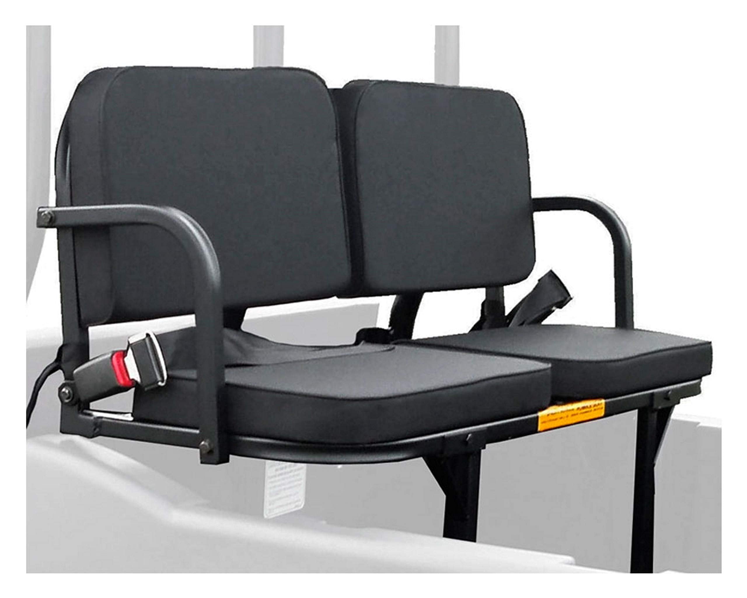 Great Day Deluxe Rumble Seat for UTVs - 350 lbs Capacity, Black, UVDRS200BL, Fits 30"x30"x12" Beds