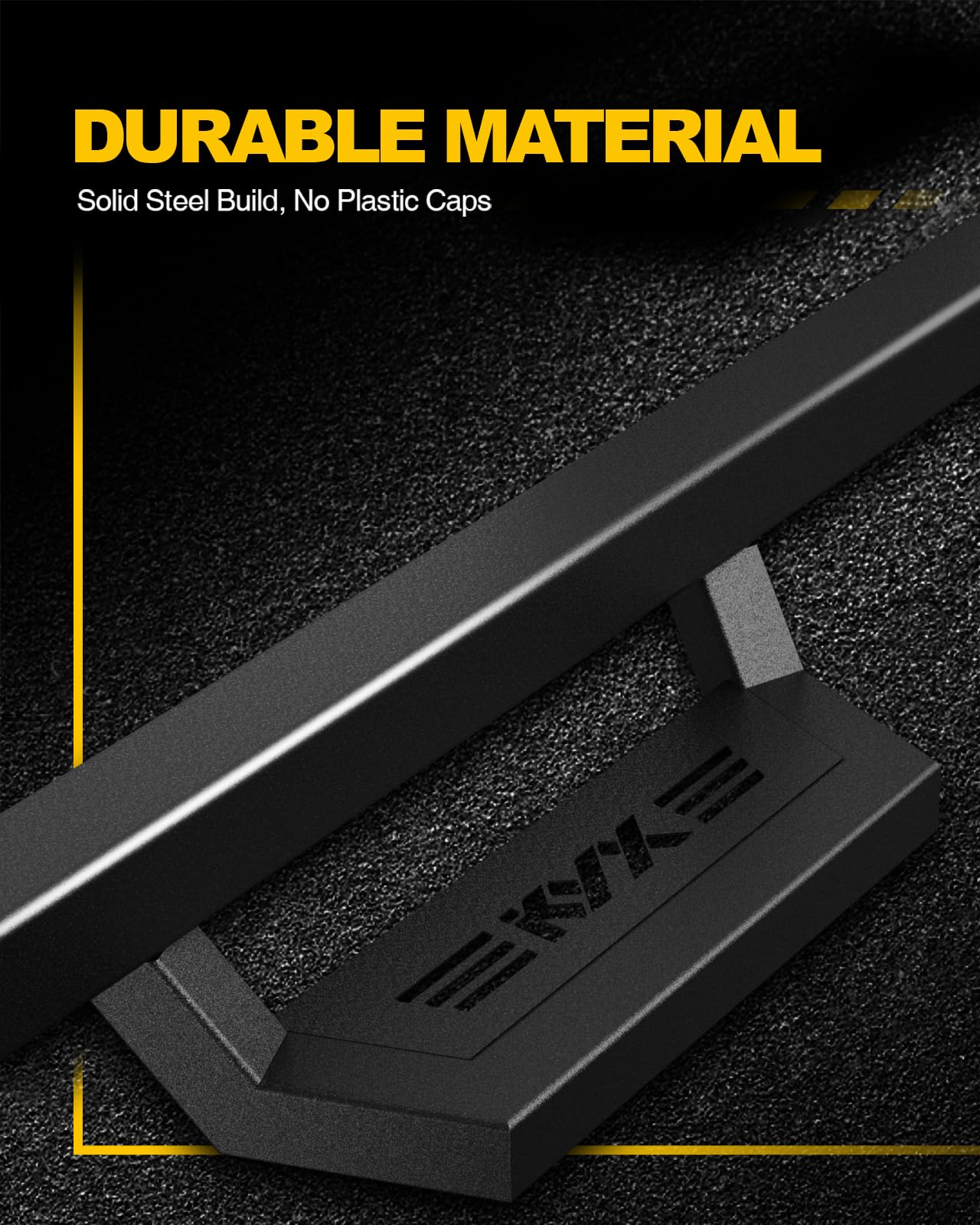 Kyx Running Boards Nerf Bars For Wrangler Yj/Tj 2 Door 1987-2006, 5 Inches Car Door Side Step Rails Truck Boards