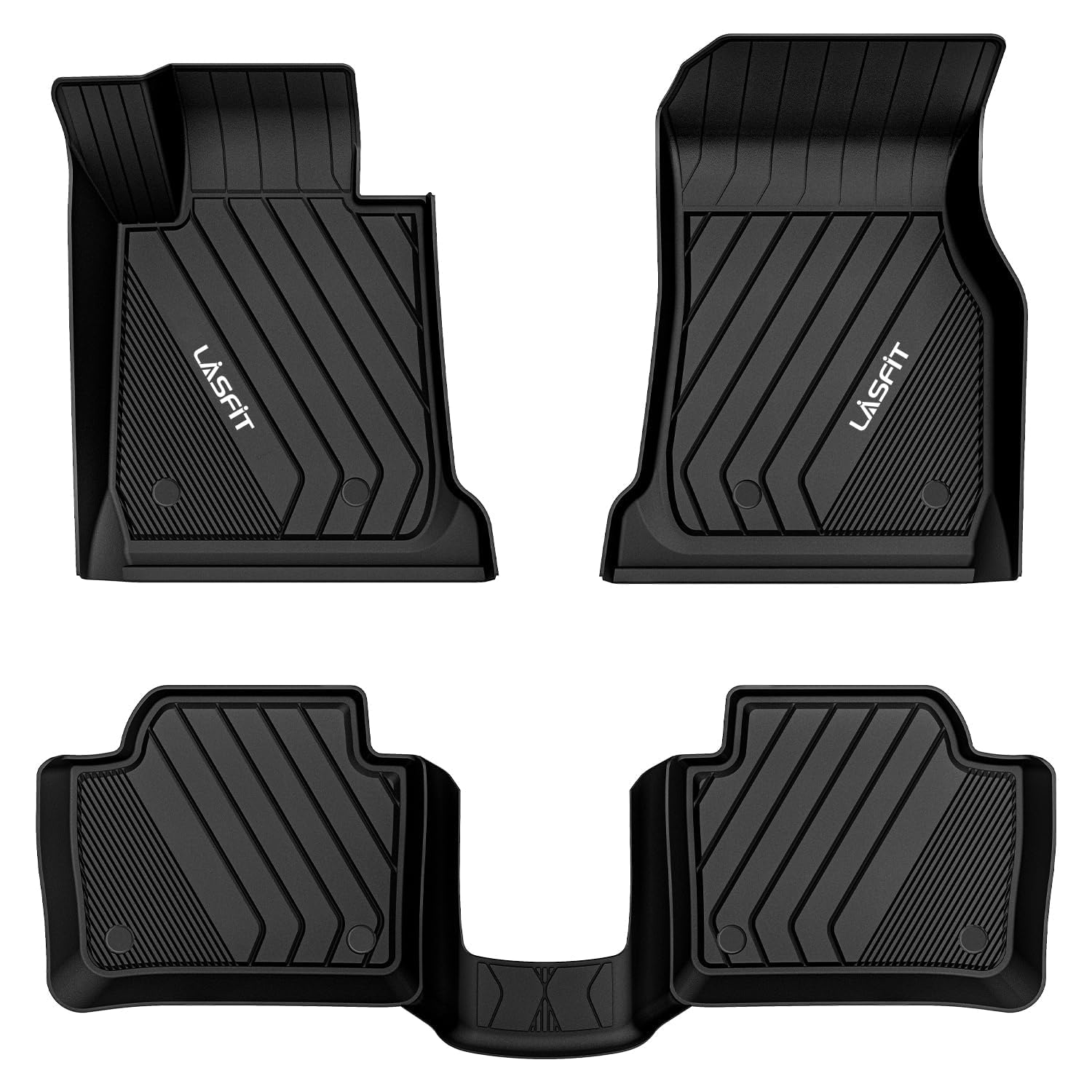Lasfit Floor Mats For Bmw 3 Series 2012-2018 320I 328D 328I 330E 330I 335I 340I M3 Rwd & Sedan Only(Not For 335Is, X-Drive, Gt),