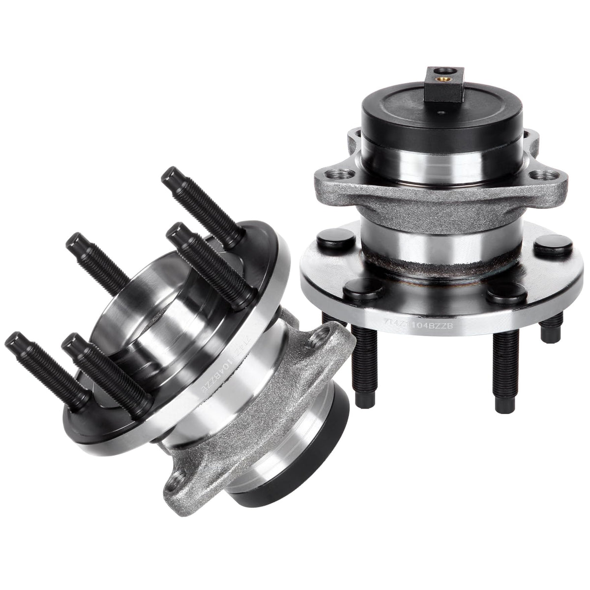 ECCPP Wheel Hub Bearing Assembly New Premium Bearing and Hub Assembly Rear 5 Lugs w/ABS for Ford Lincoln 2007-2009 Compatible wi