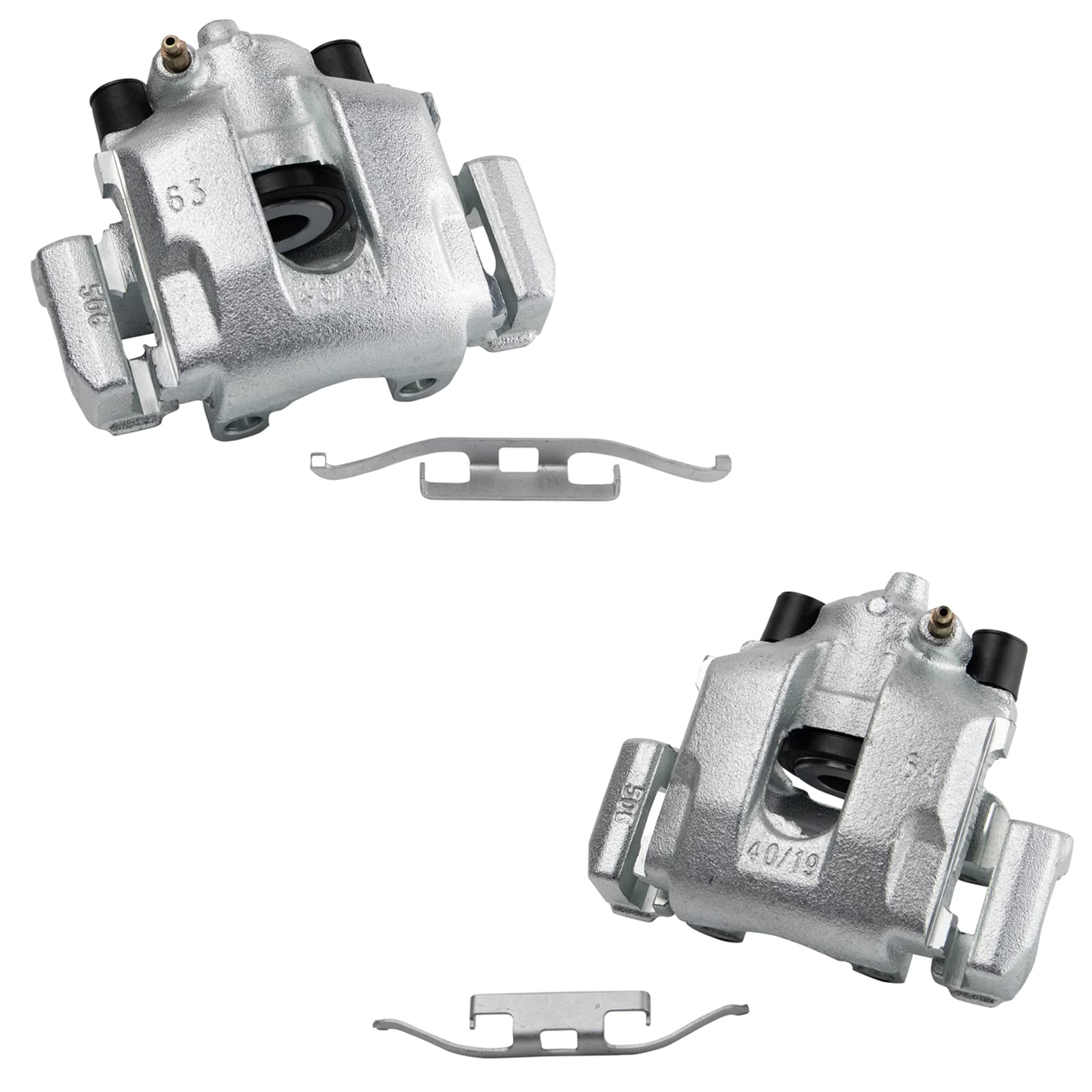 Trq Rear Brake Caliper Set Compatible With 2000 Bmw 323Ci 323I 2001-2003 325Ci 325I 325Xi 1999-2000 328I