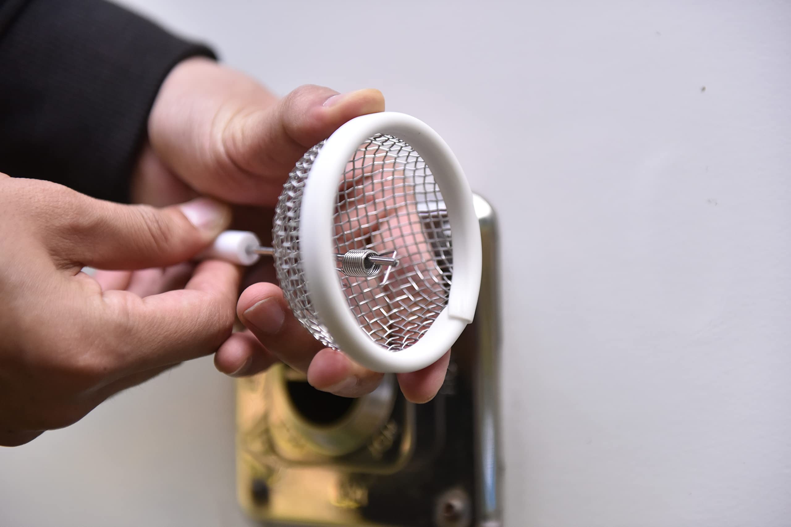 Rvguard Rv Flying Insect Screen, Rv Furnace Vent Cover Bug Screen 2 Pack 2.8 X 1.3 Inch Stainless Steel Mesh With Installation T