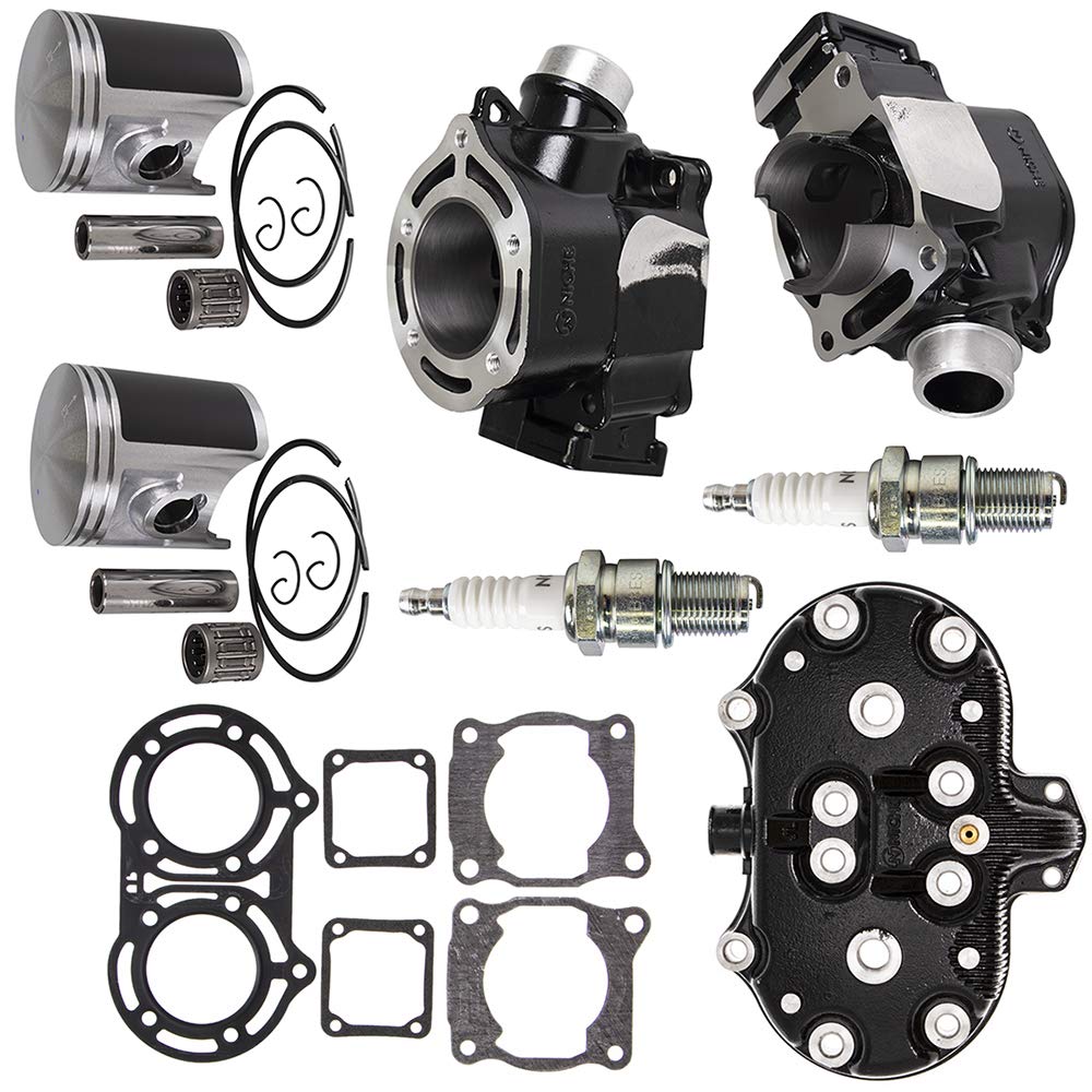 Niche 347Cc Engine Cylinder Head Piston Gasket Top End Kit For 1987-2006 Yamaha Banshee 350 2Gu-11111-00-00
