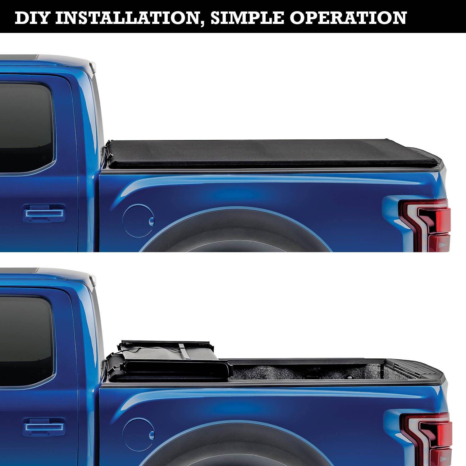 Realtruck Extang Trifecta 2.0 Signature Soft Folding Truck Bed Tonneau Cover | 94702 | Fits 2021 - 2025 Ford F-150 (Incl. Raptor/Lightning) 5' 7 Bed (67.1)