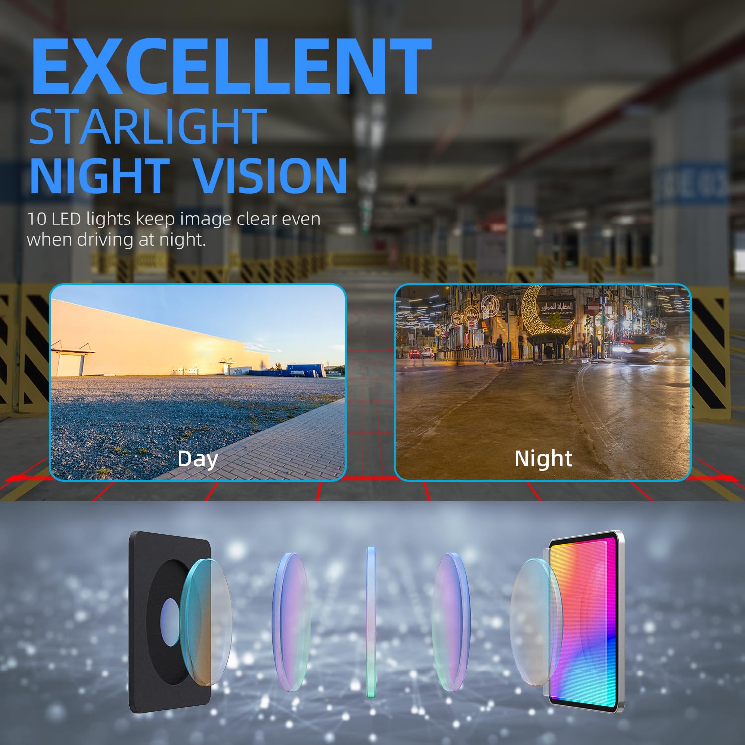 Erapta Hd 1080P Backup Camera,Ahd Compatible,License Plate Rear View Camera For Car,Metal Housing,Ip69 Waterproof Rearview Unive