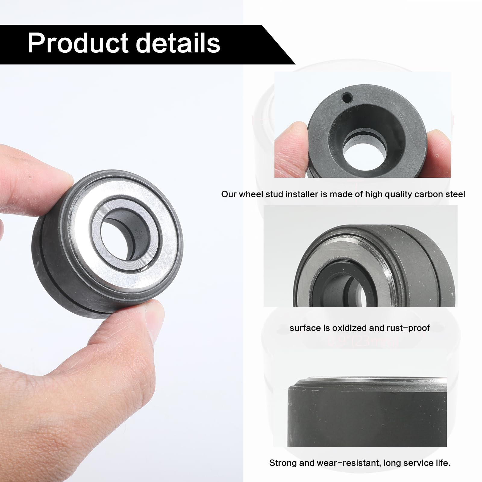 22800 Wheel Stud Installer,Wheel Stud Installer Tool,Safe, Saves Time, Effort,Tire Stud Tool,Wheel Stud Installer Replace,Compat