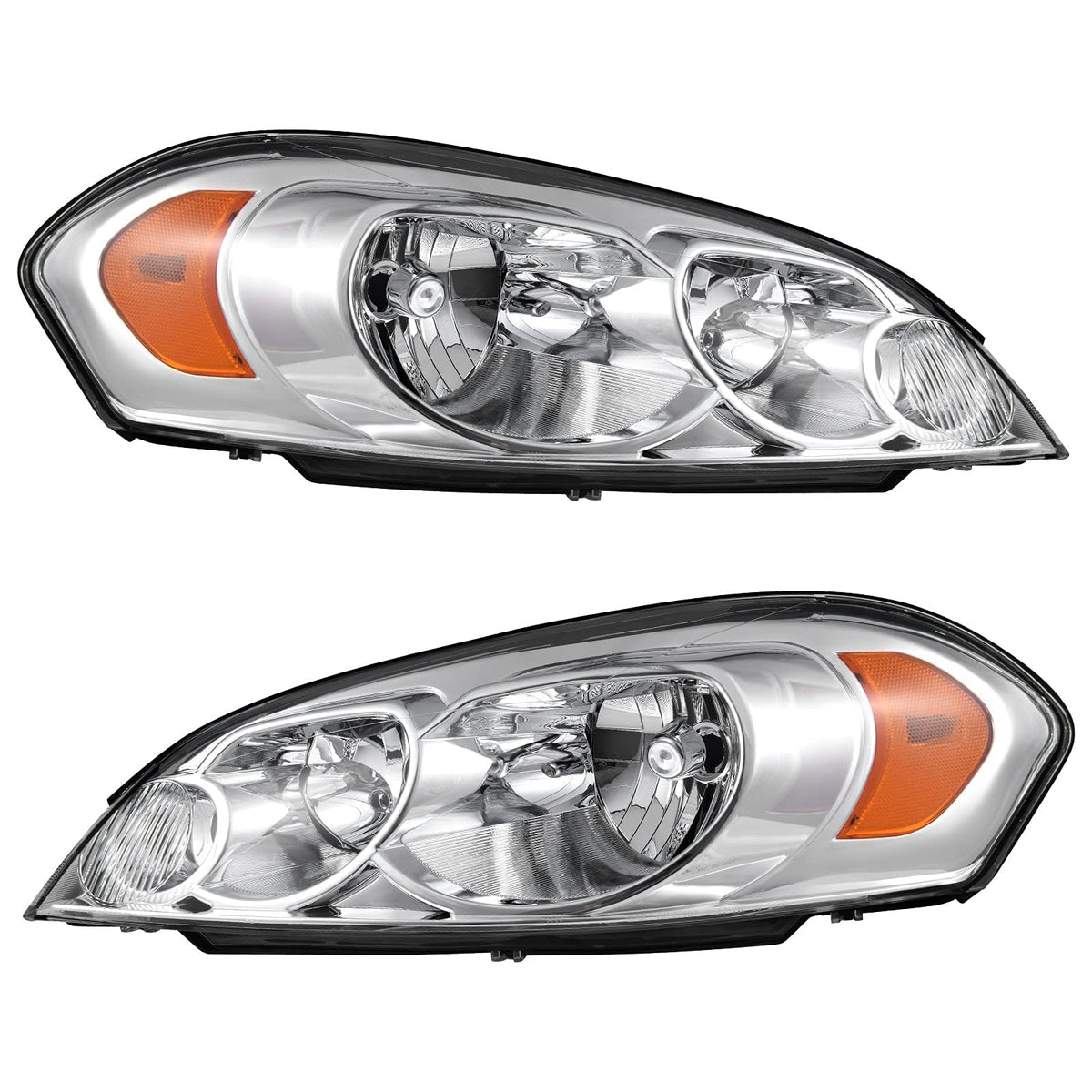 Autosaver88 Headlight Assembly Compatible With 2006-2013 Chevy Impala 06 07 Chevy Monte Carlo Replacement Headlamp Driving Light