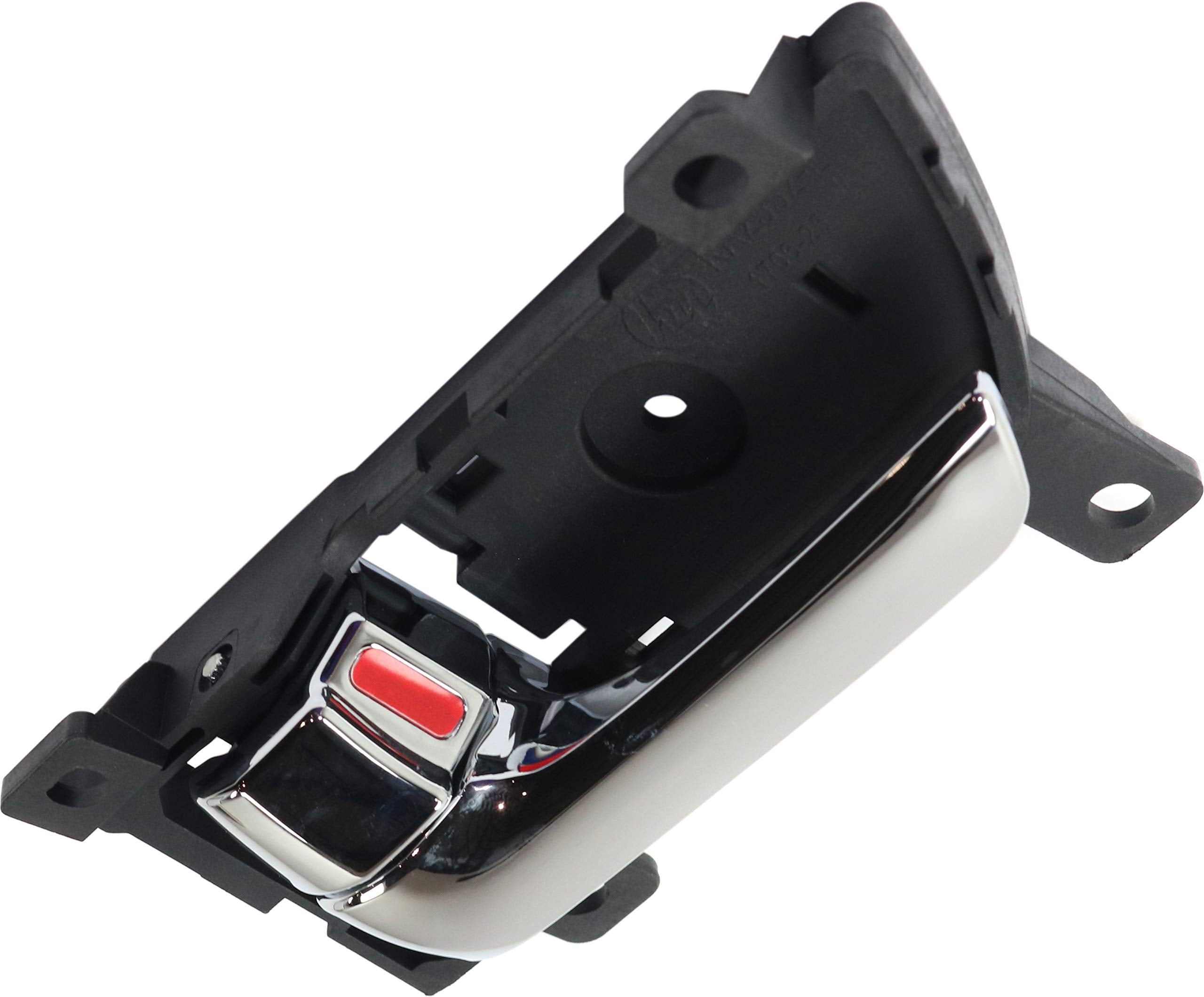 Evan Fischer Front or Rear Driver Interior Door Handle Compatible with 2011-2015 Kia Sorento, with Door Lock Button Chrome