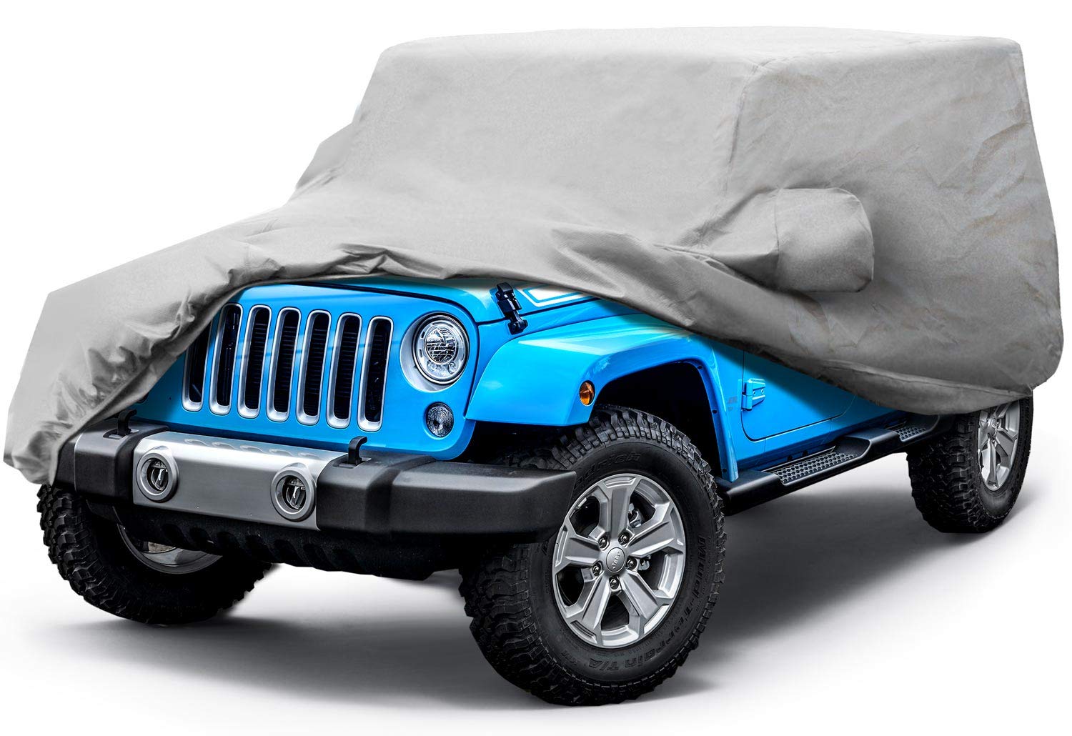 Leader Accessories Xtreme Guard Jeep Car Cover Waterproof All Weather Compatible For Jeep Wrangler 2 Door Cj,Yj, Tj,&Jk