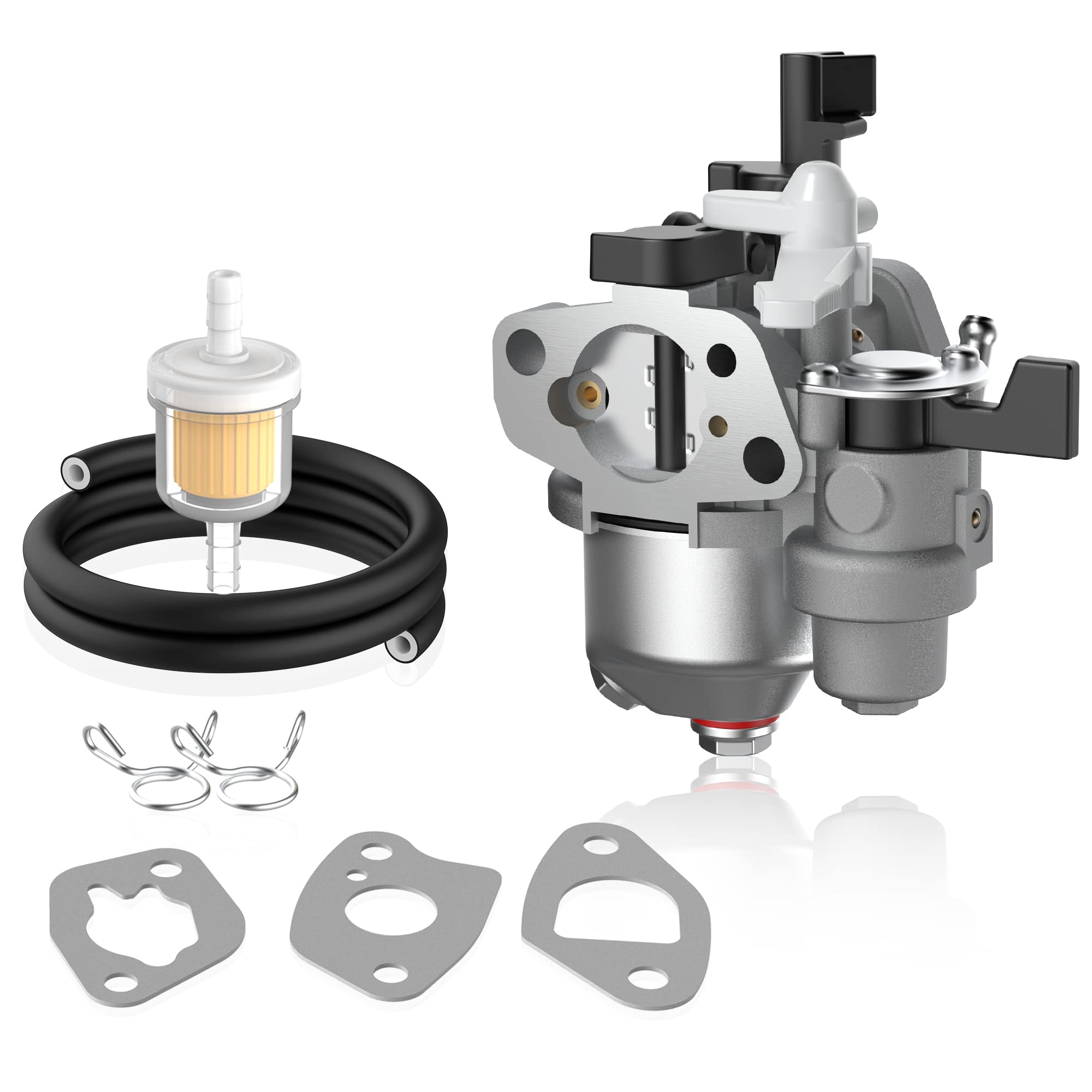 Carburetor With Gasket Set Replacement For Ct200U Kt196 196Cc 212Cc 5.5Hp 6.5Hp Ohv Engine Go Kart Carb