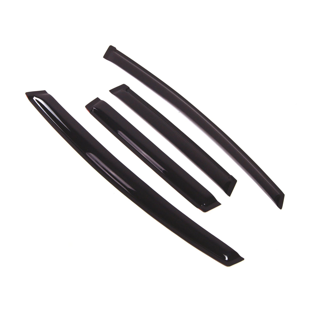 Tuningpros Outside Mount Window Vent Visors Rain Guards Compatible With Honda Fit 2009-2014 | Side Window Wind Deflectors Rain S
