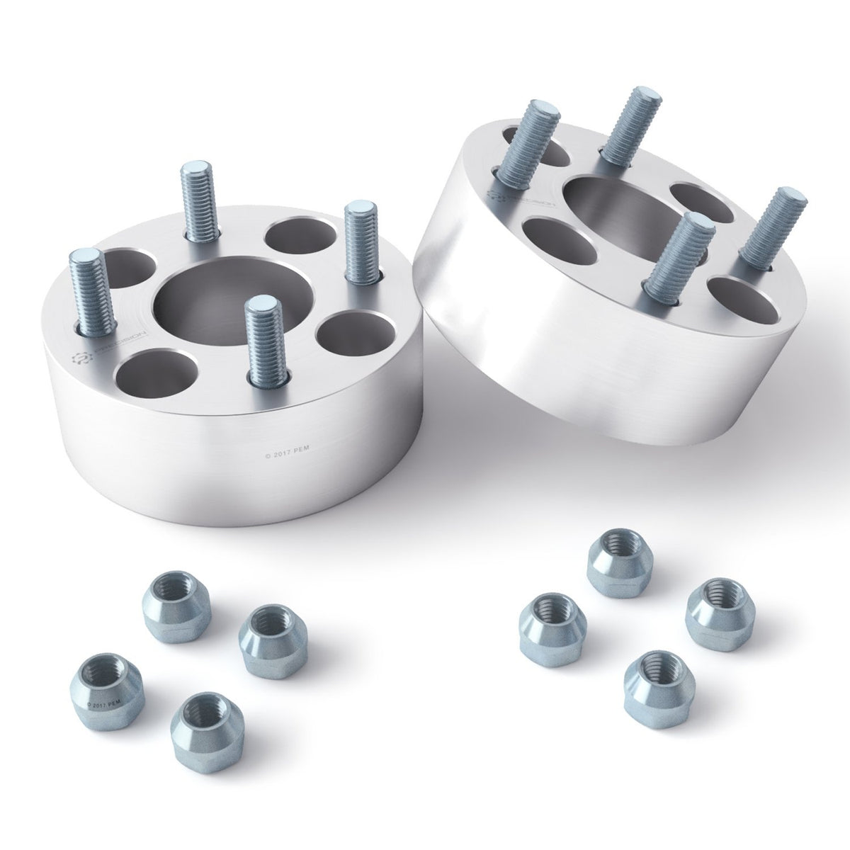 2 Inch Golf Cart Wheel Spacers (4X4 Bolt Pattern, 62Mm Bore, 1/2X20 Studs, Cone Seat Nuts) Compatible With Ez Go Ezgo Club Car (