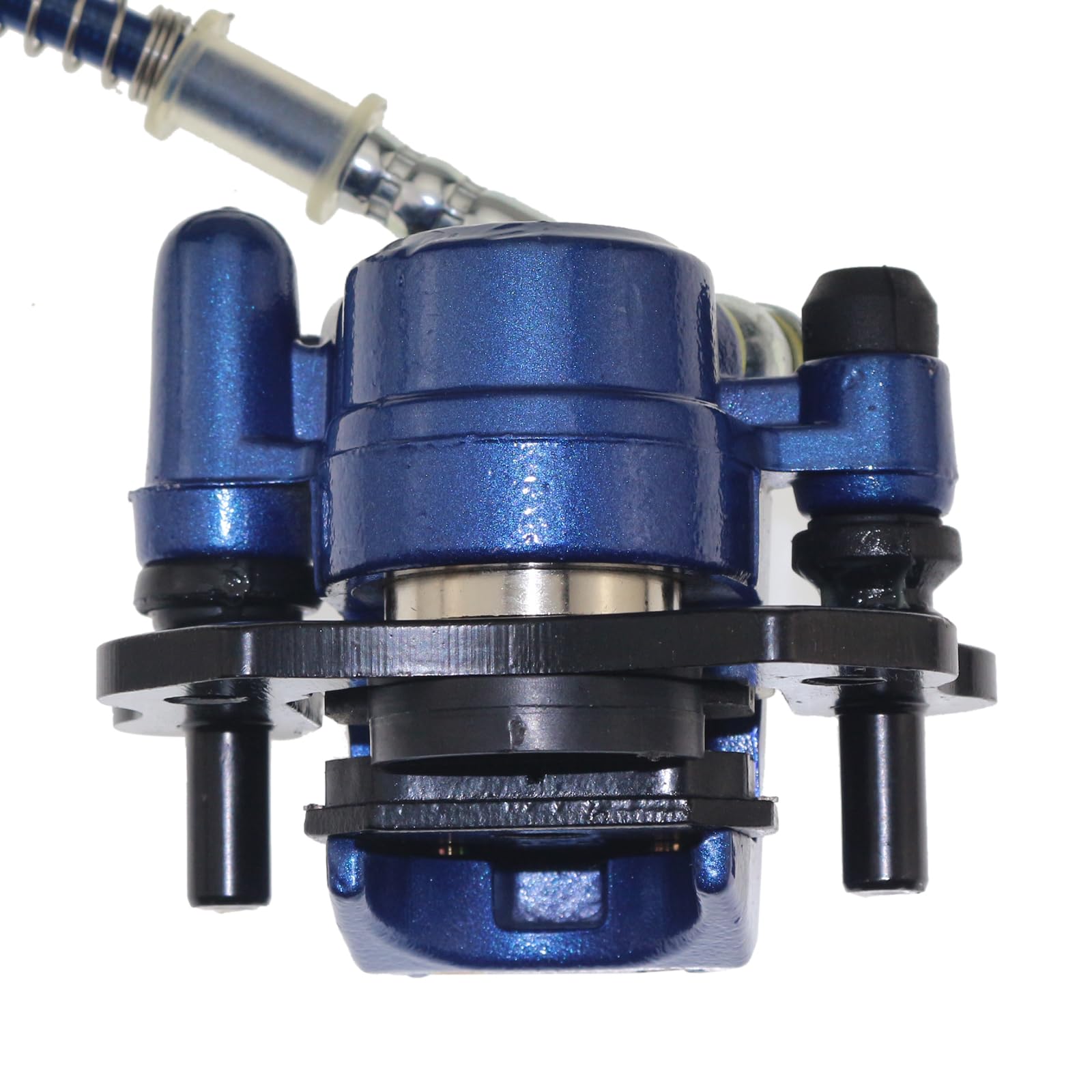 Pro Bat Rear Hydraulic Disc Brake Caliper System Atv Quad Rear Hand Brake Assembly Caliper Master Cylinder Come With Brake Pads For 50Cc 70Cc 90Cc 110Cc 125Cc 150Cc Quad Bike Atv Buggy, Blue