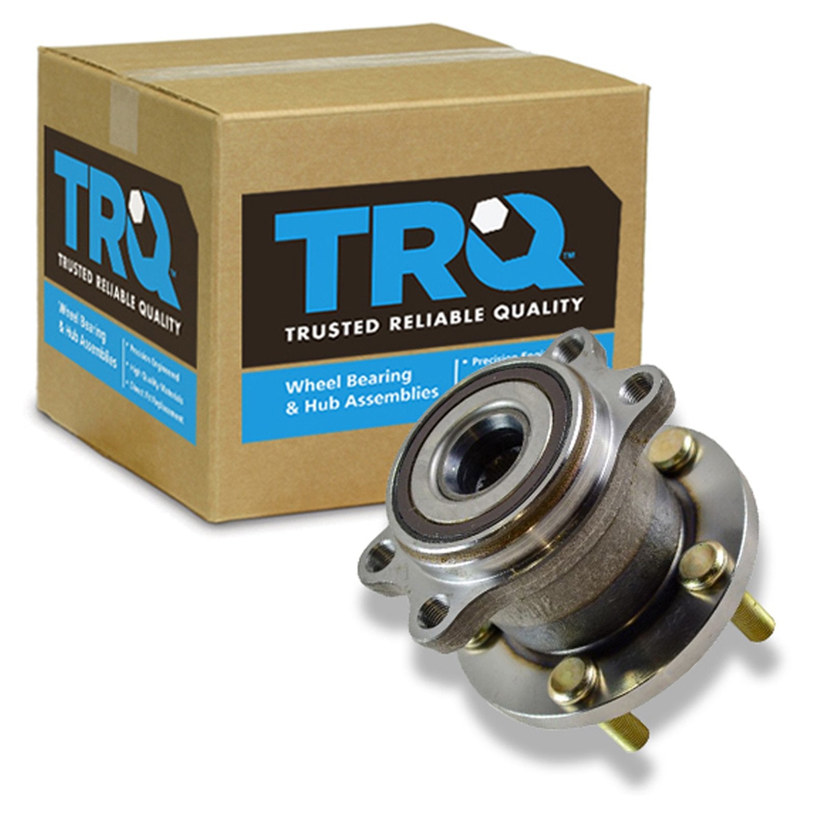 Trq Rear Left Right Wheel Hub Bearing Assembly Driver Passenger Side Compatible With 2005-2009 Subaru Legacy Outback